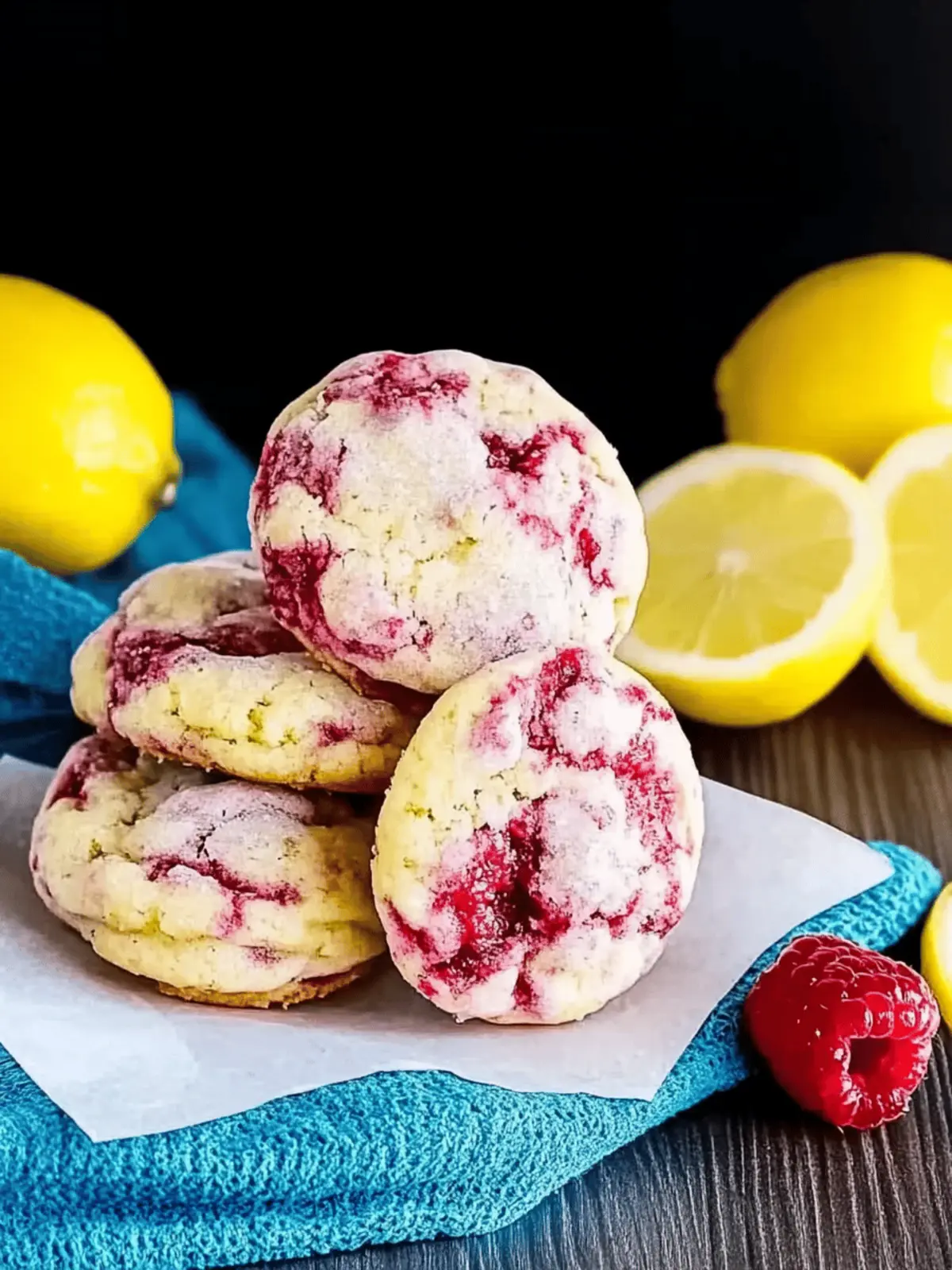 Raspberry Lemon Cookies
