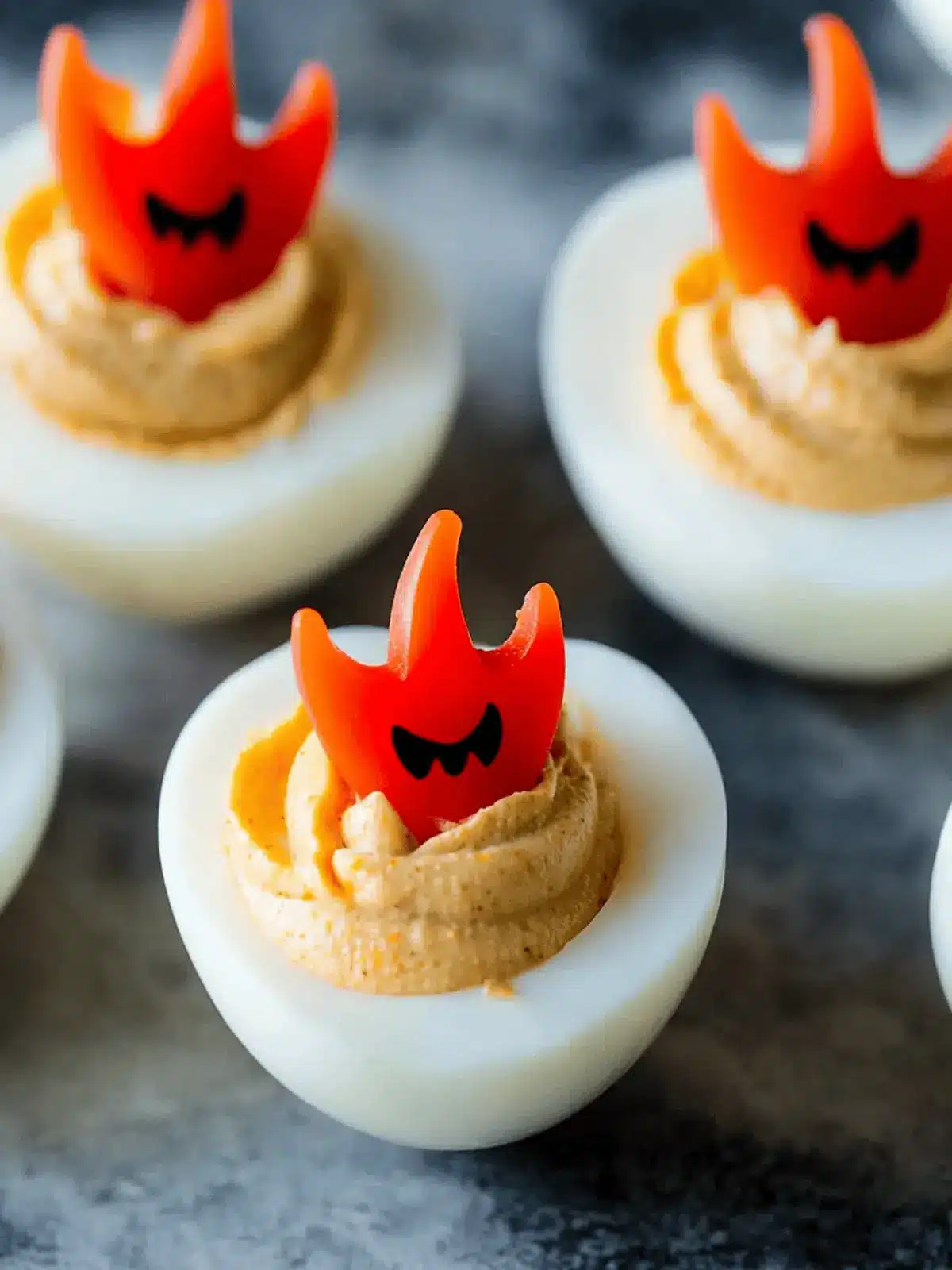 Adorable Halloween Deviled Eggs