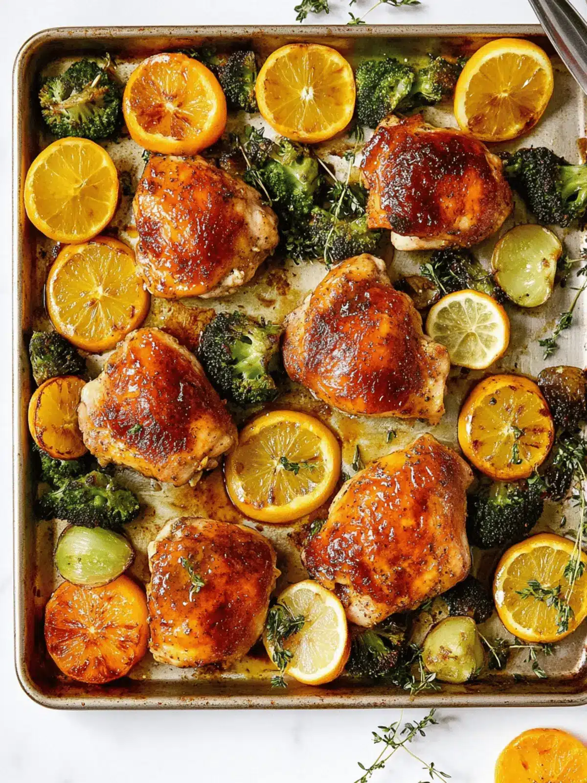 Sheet Pan Citrus-Glazed Chicken