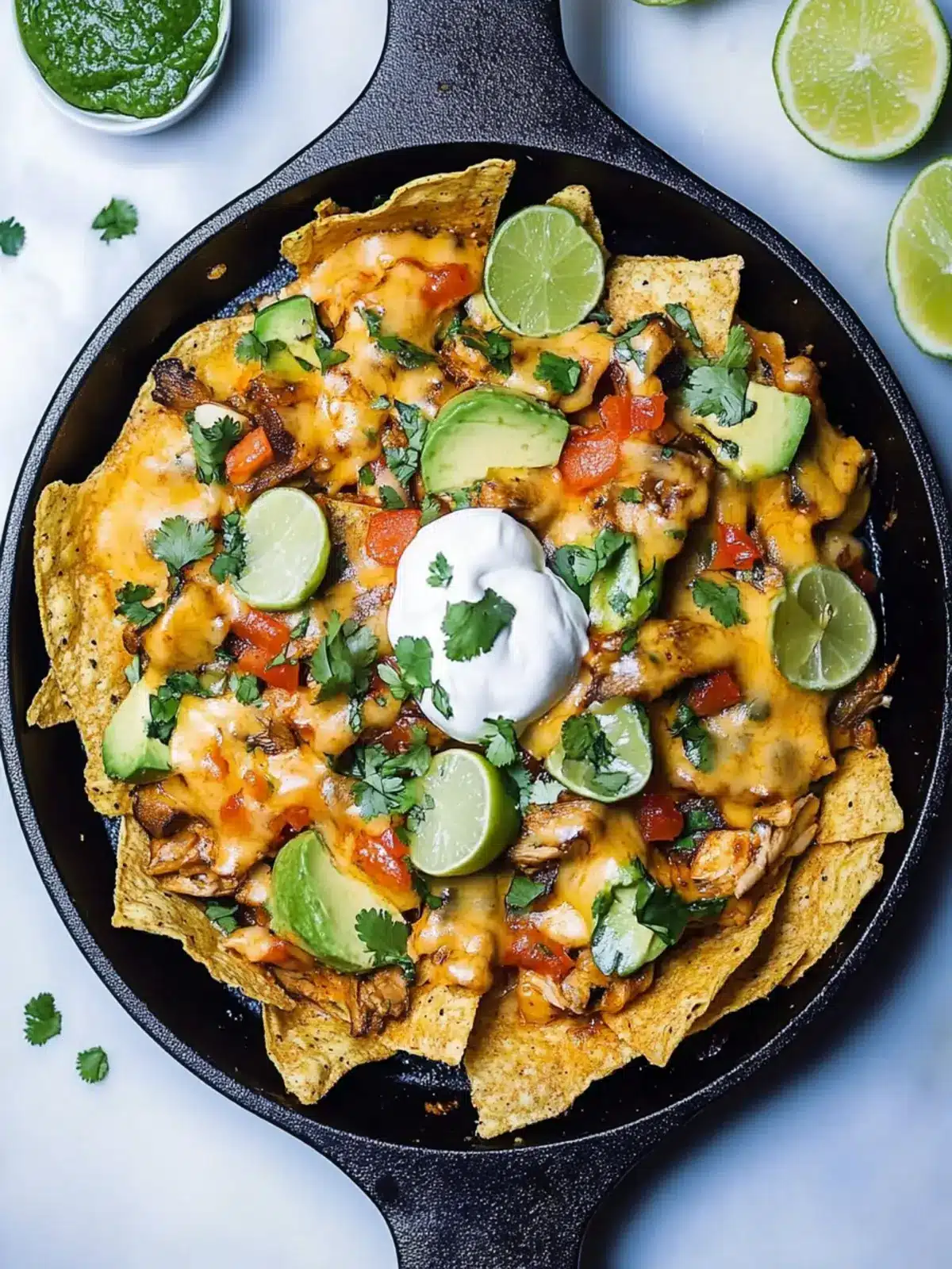 Vegan Oyster Mushroom Nachos