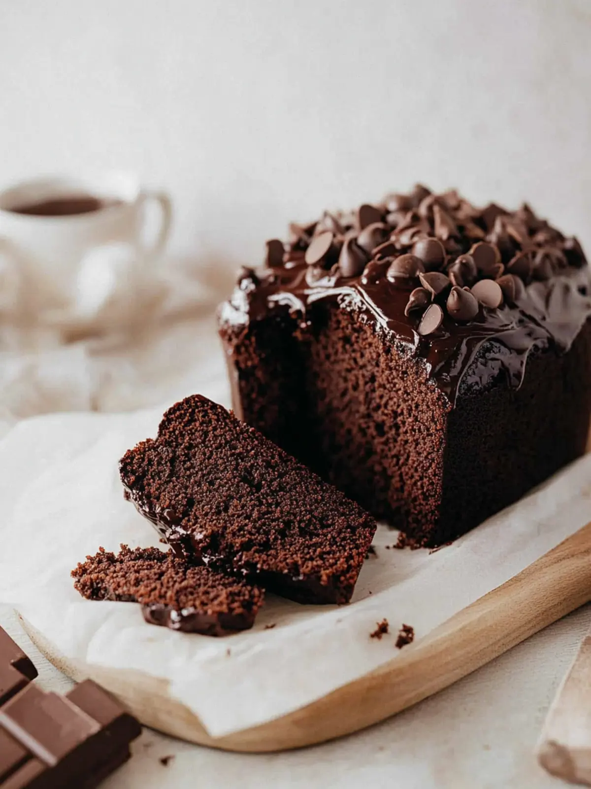 Double Chocolate Sour Cream Pound Cake