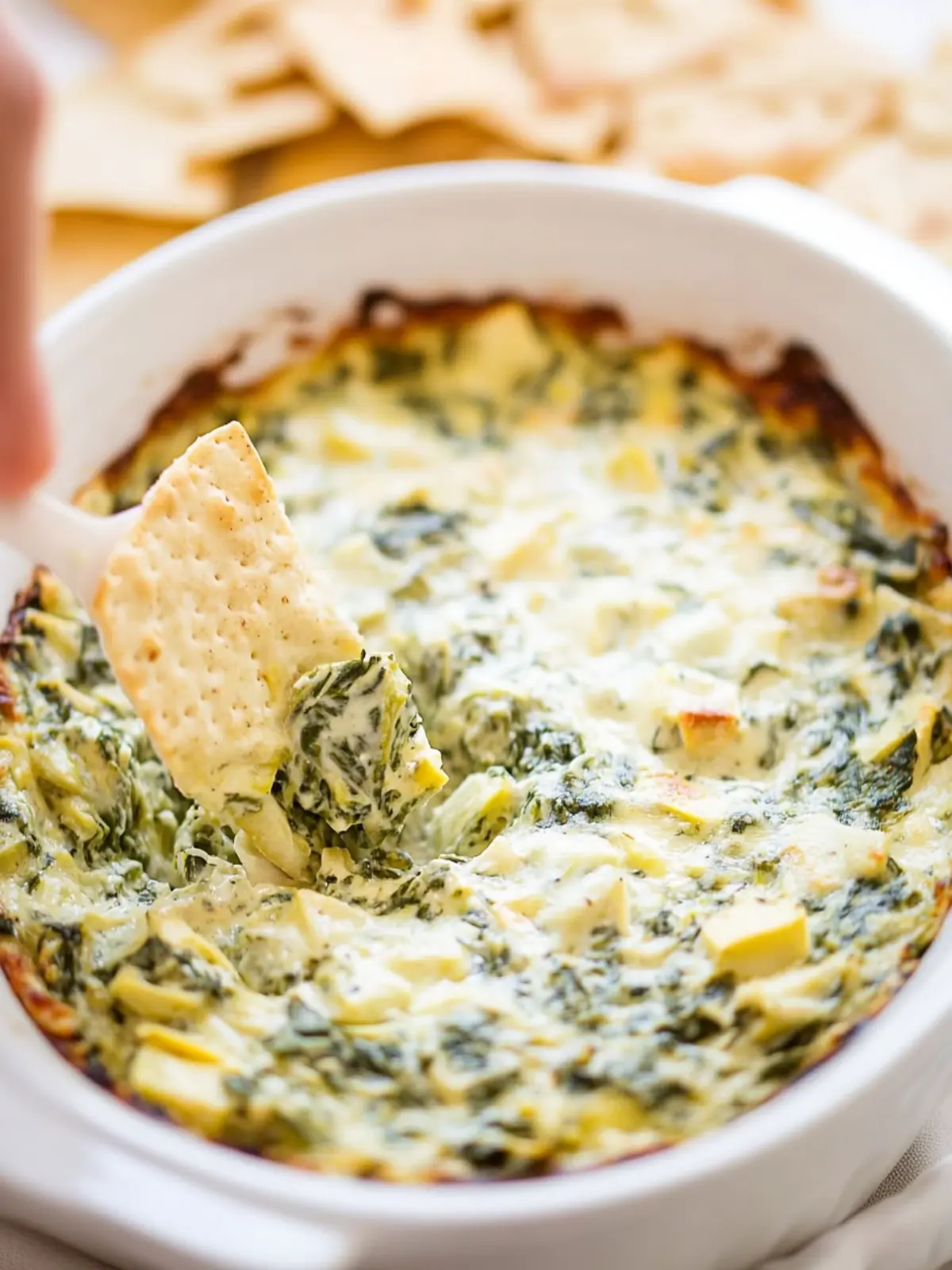 Dairy Free Spinach Artichoke Dip