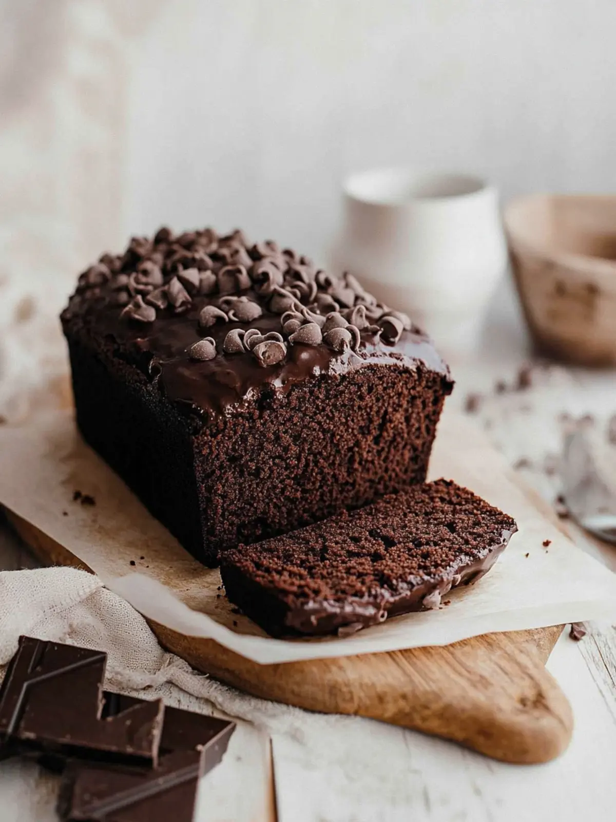 Double Chocolate Sour Cream Pound Cake