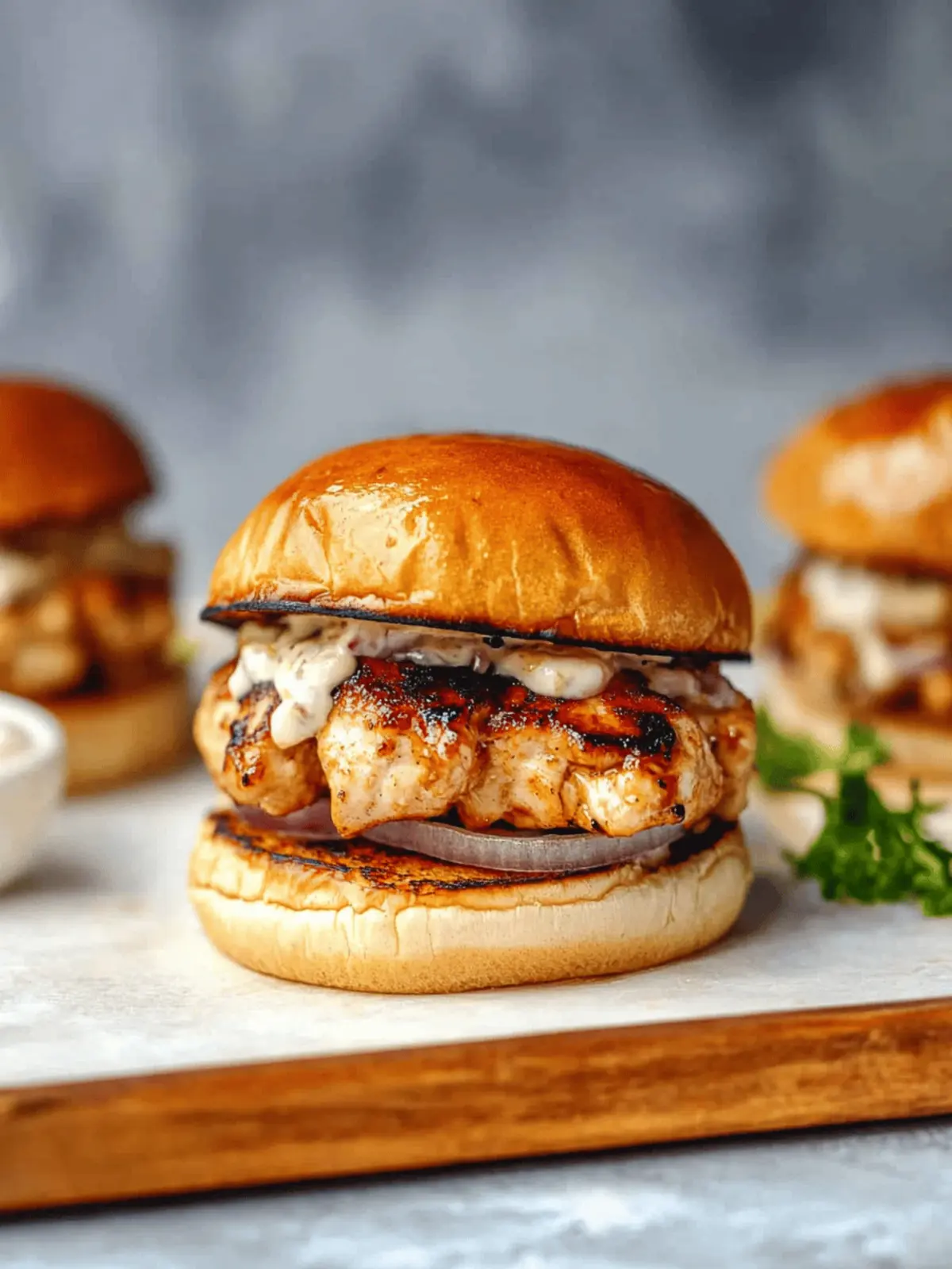 Chicken Teriyaki Burgers