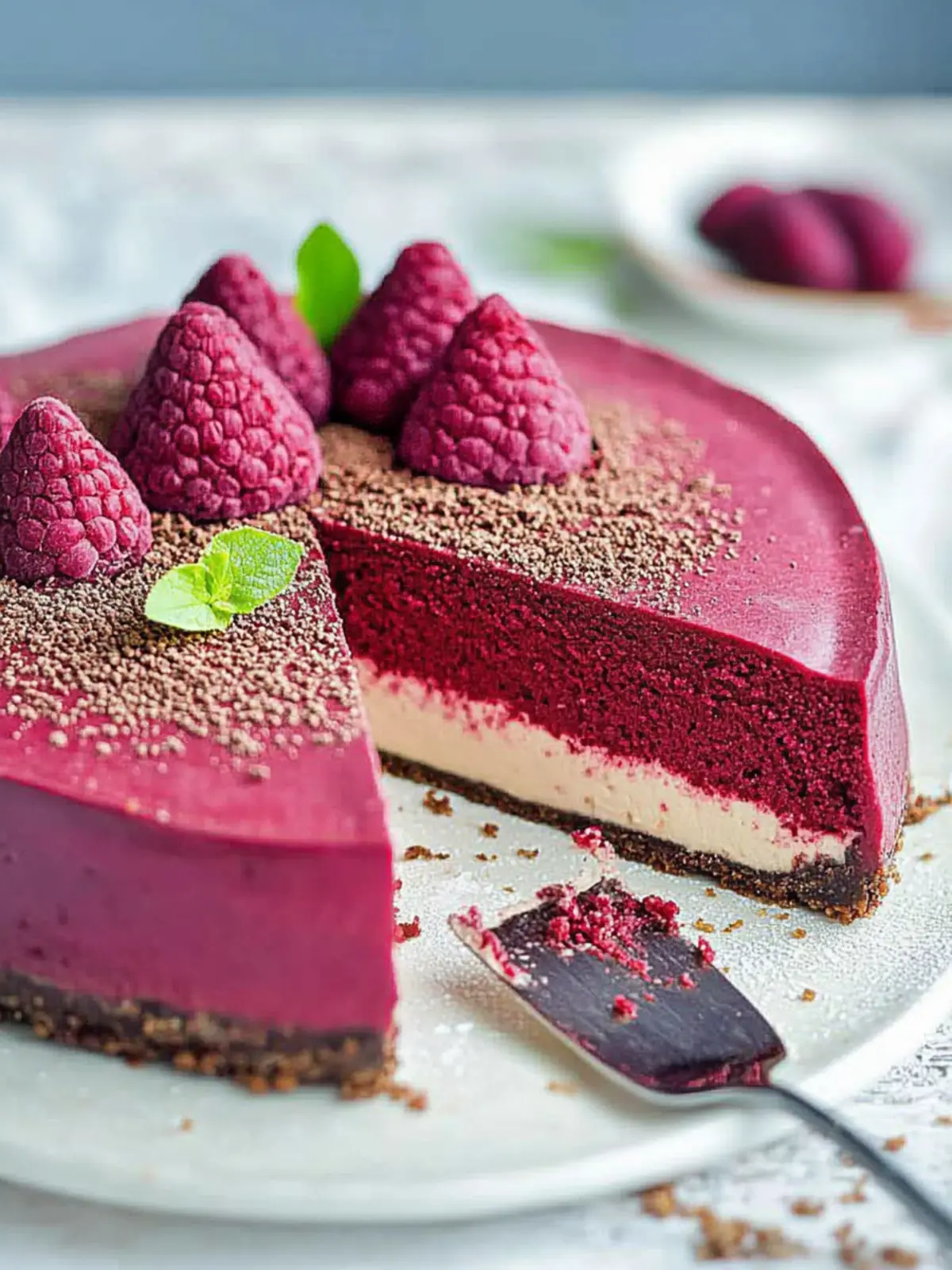 Paleo Red Velvet Cheesecake