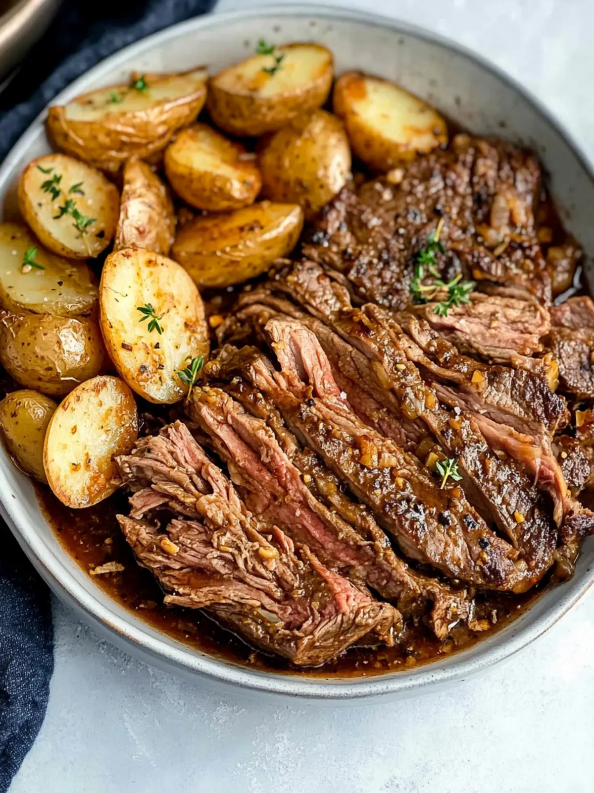 Garlic Butter Steak and Potatoes