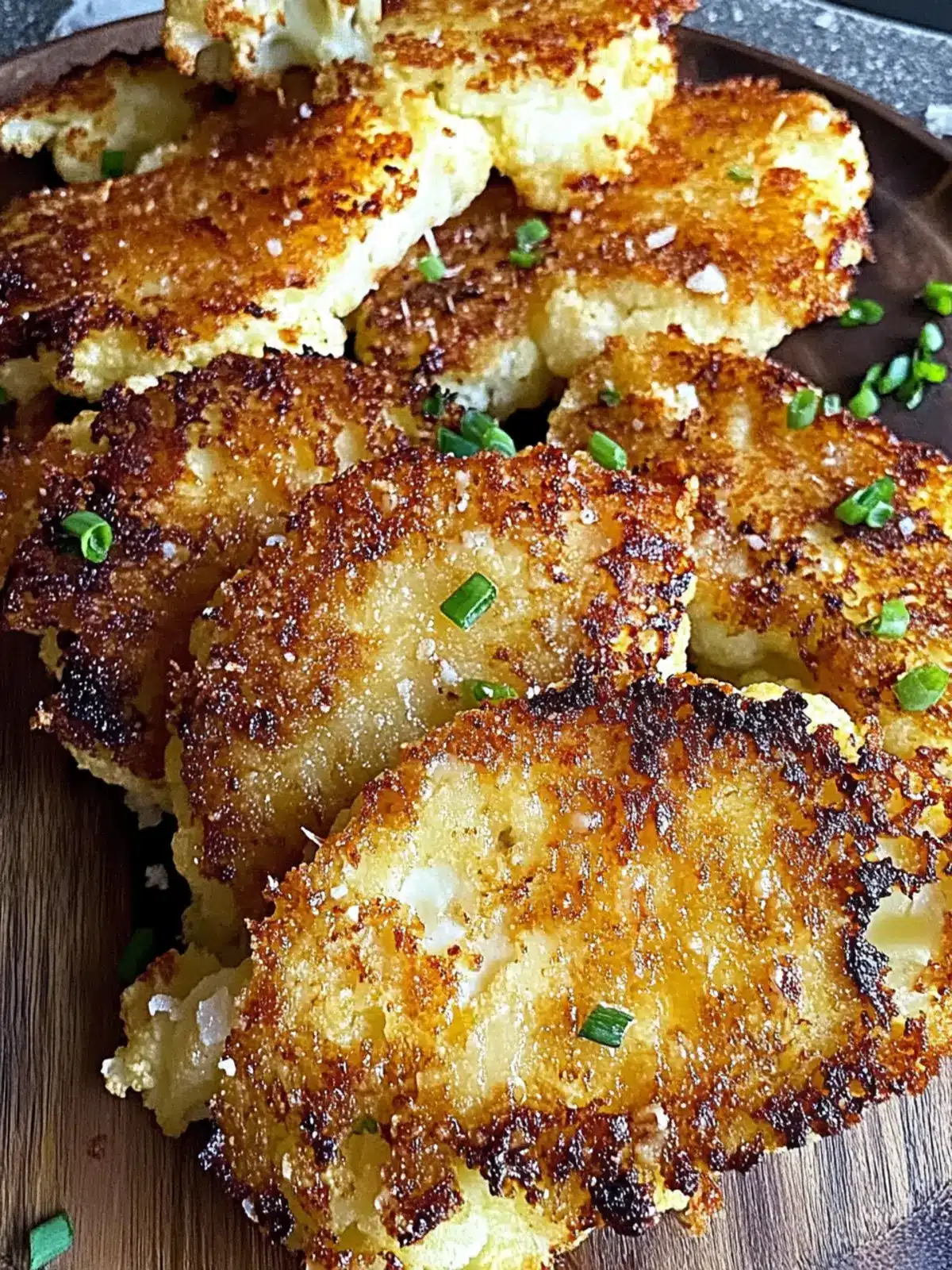 Crispy Parmesan Cauliflower Steaks