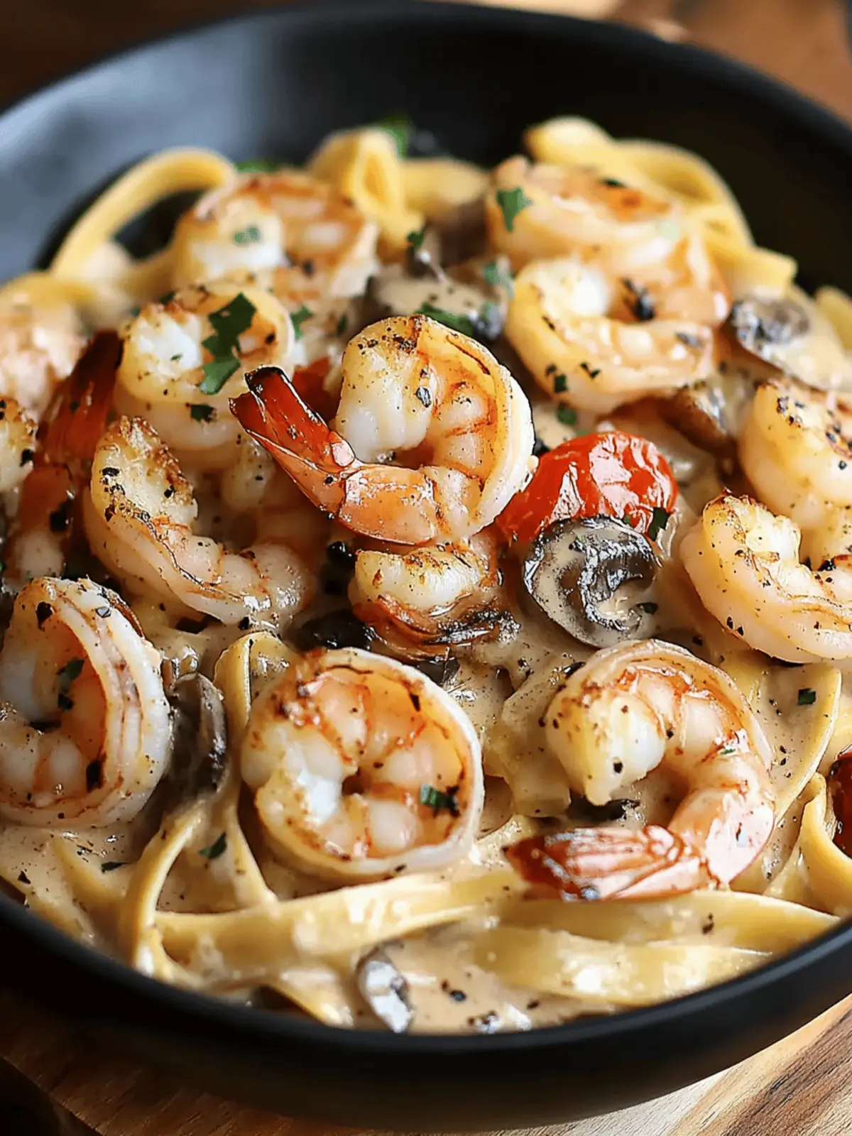 Blackened Shrimp Stroganoff