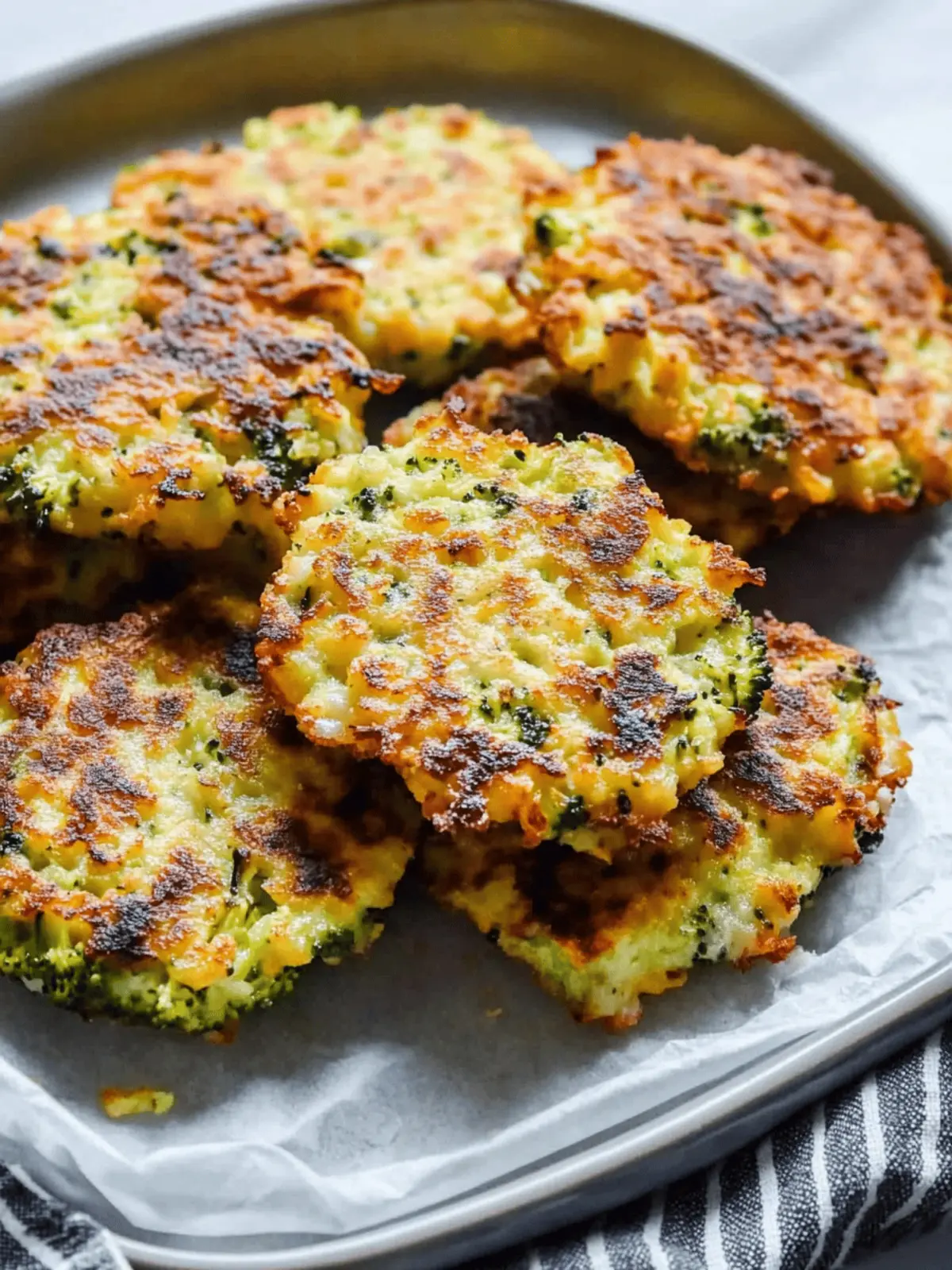 Broccoli and Rice Fritters