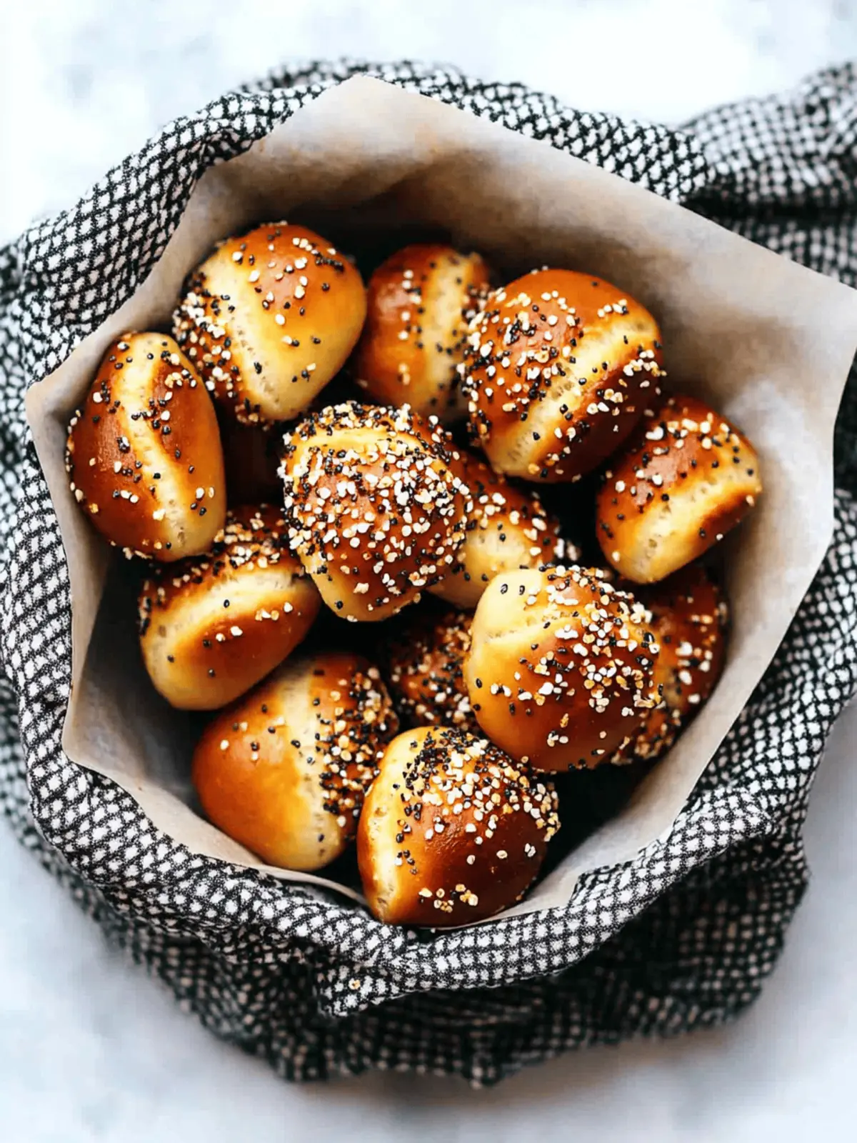 Everything Bagel Soft Pretzel Bites