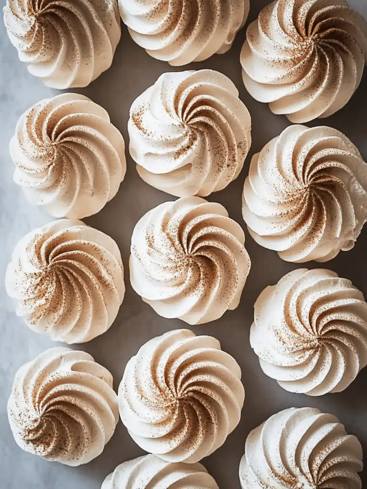Crispy Coffee Meringues