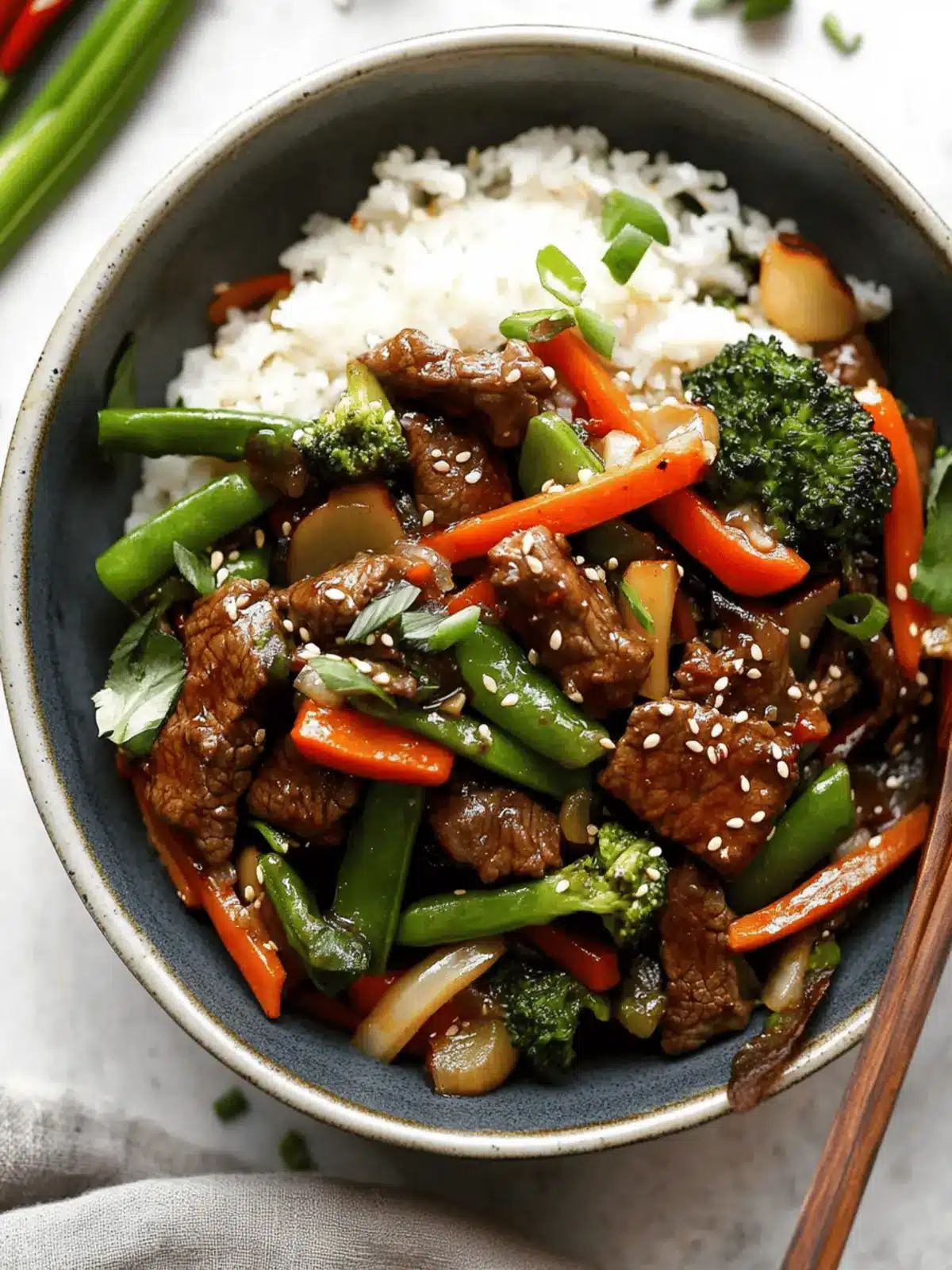 Heavy-on-the-Veggies Beef and Vegetable Stir Fry