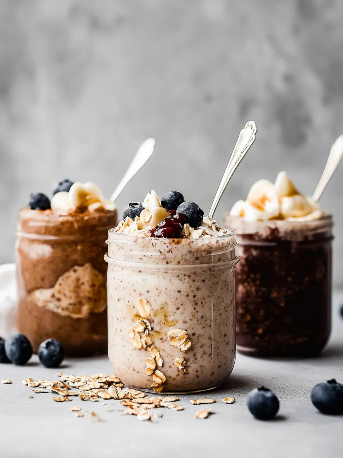 protein packed vegan overnight oats