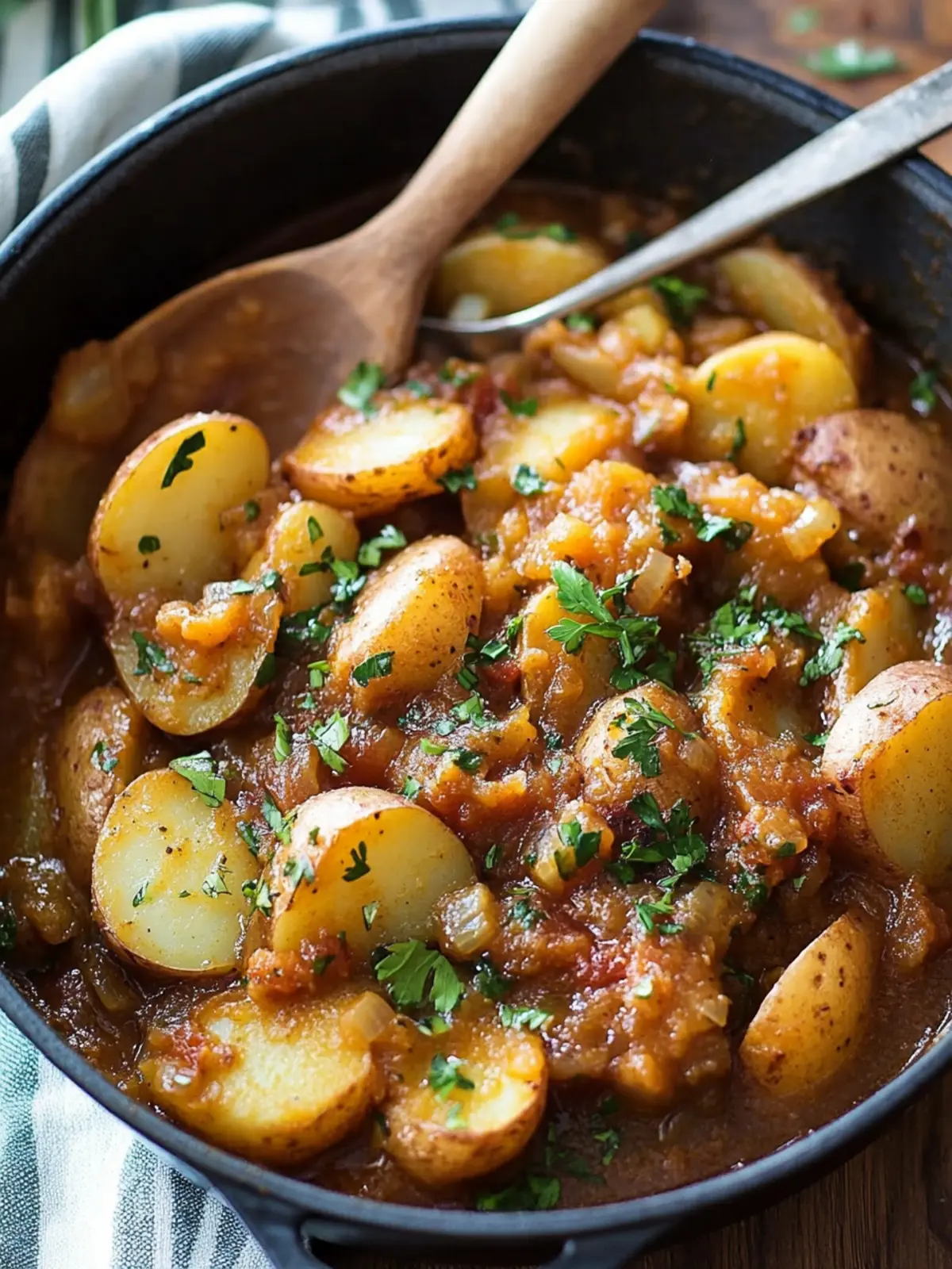 Saucy Hungarian Red Potato Goulash
