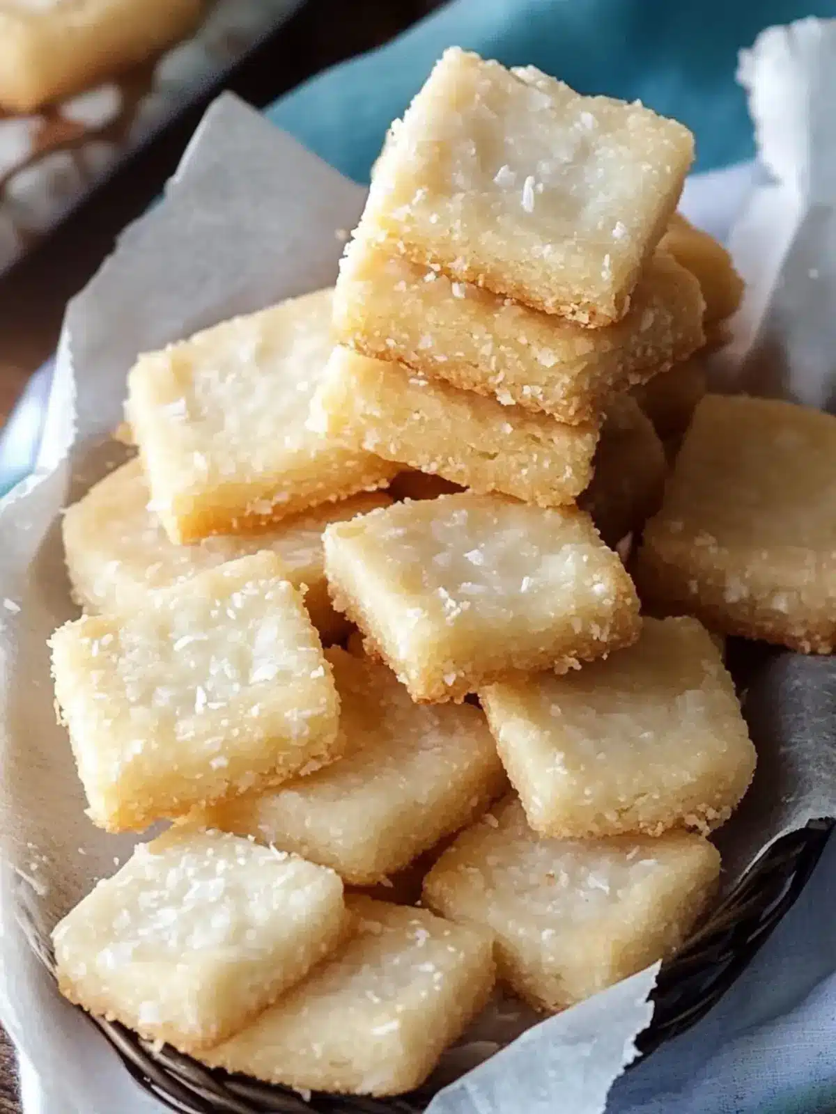 Slice & Bake Coconut Shortbread Cookies