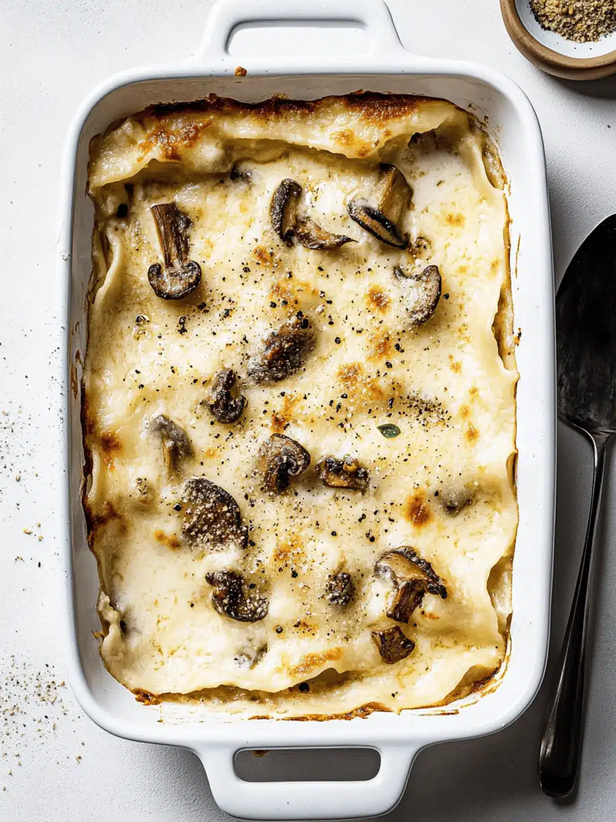 Mouthwatering Mushroom Lasagna with Creamy Béchamel Delight 3 Mushroom Lasagna