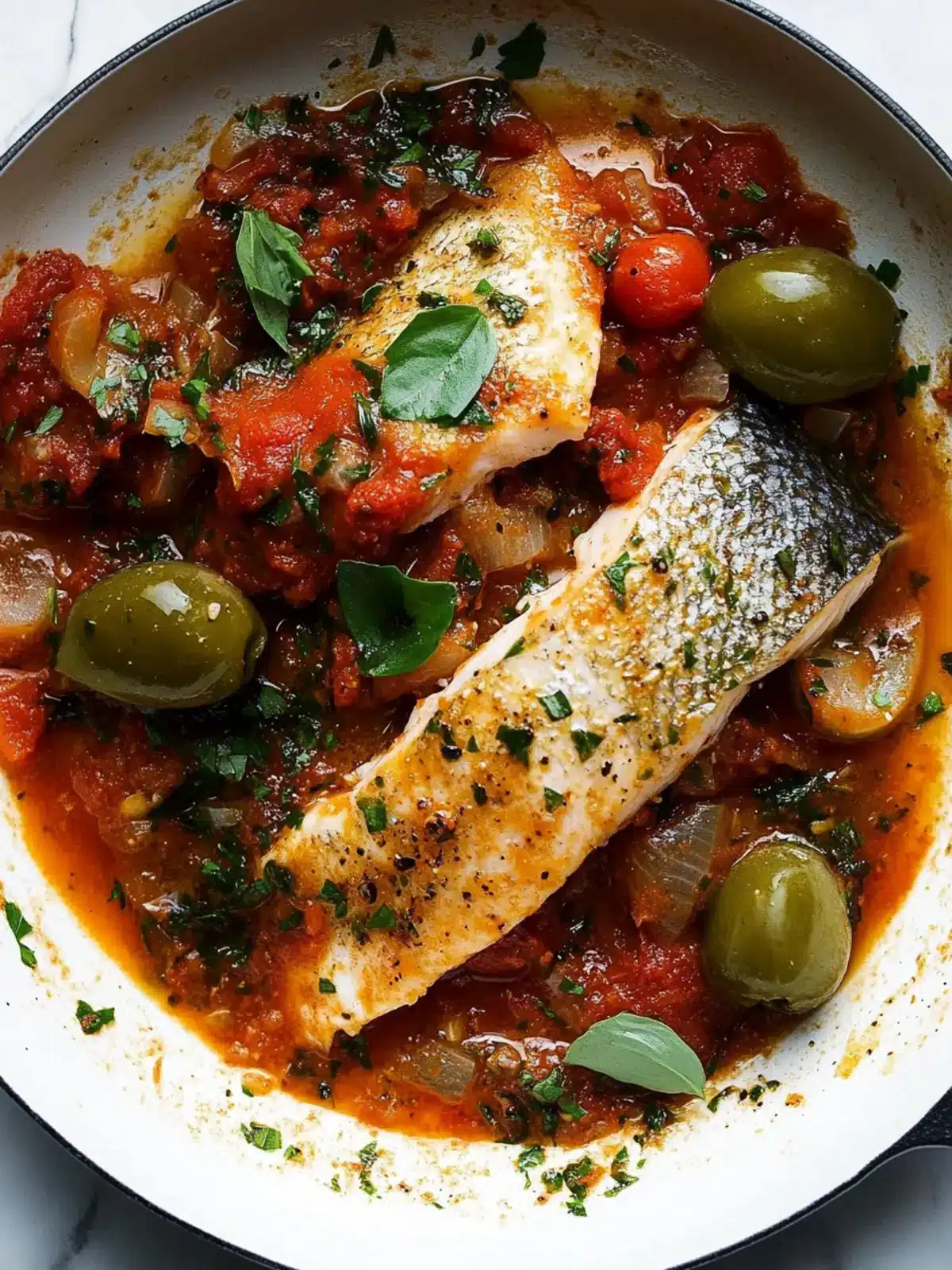 Fish Puttanesca