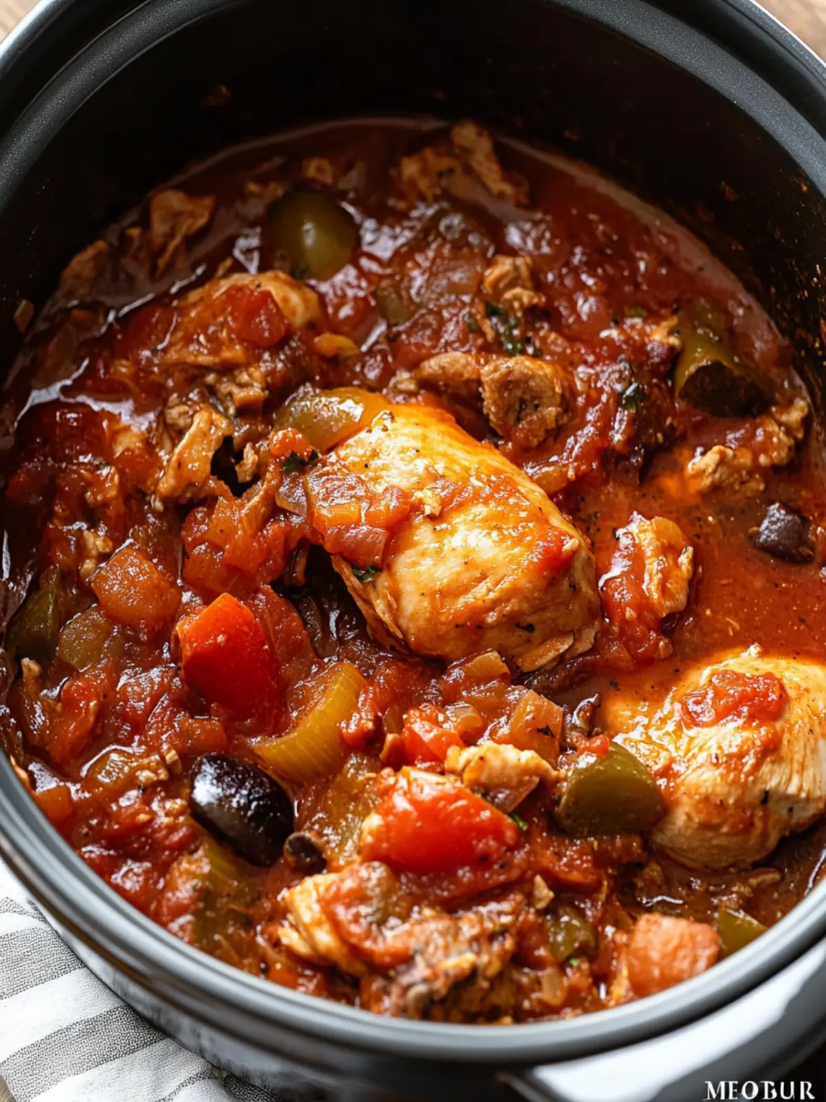 Slow Cooker Chicken Cacciatore