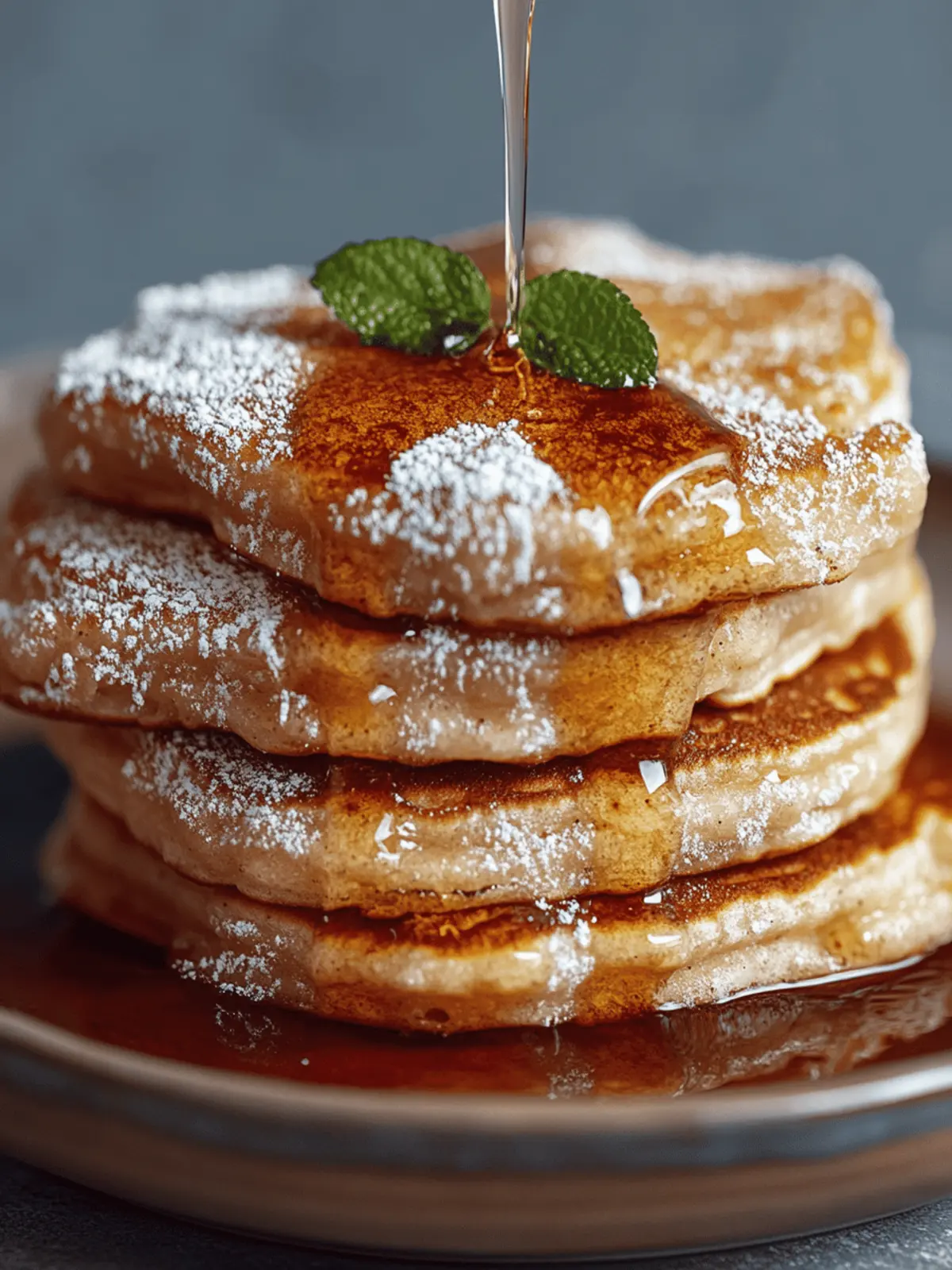 Spanish Churro-Inspired Pancakes