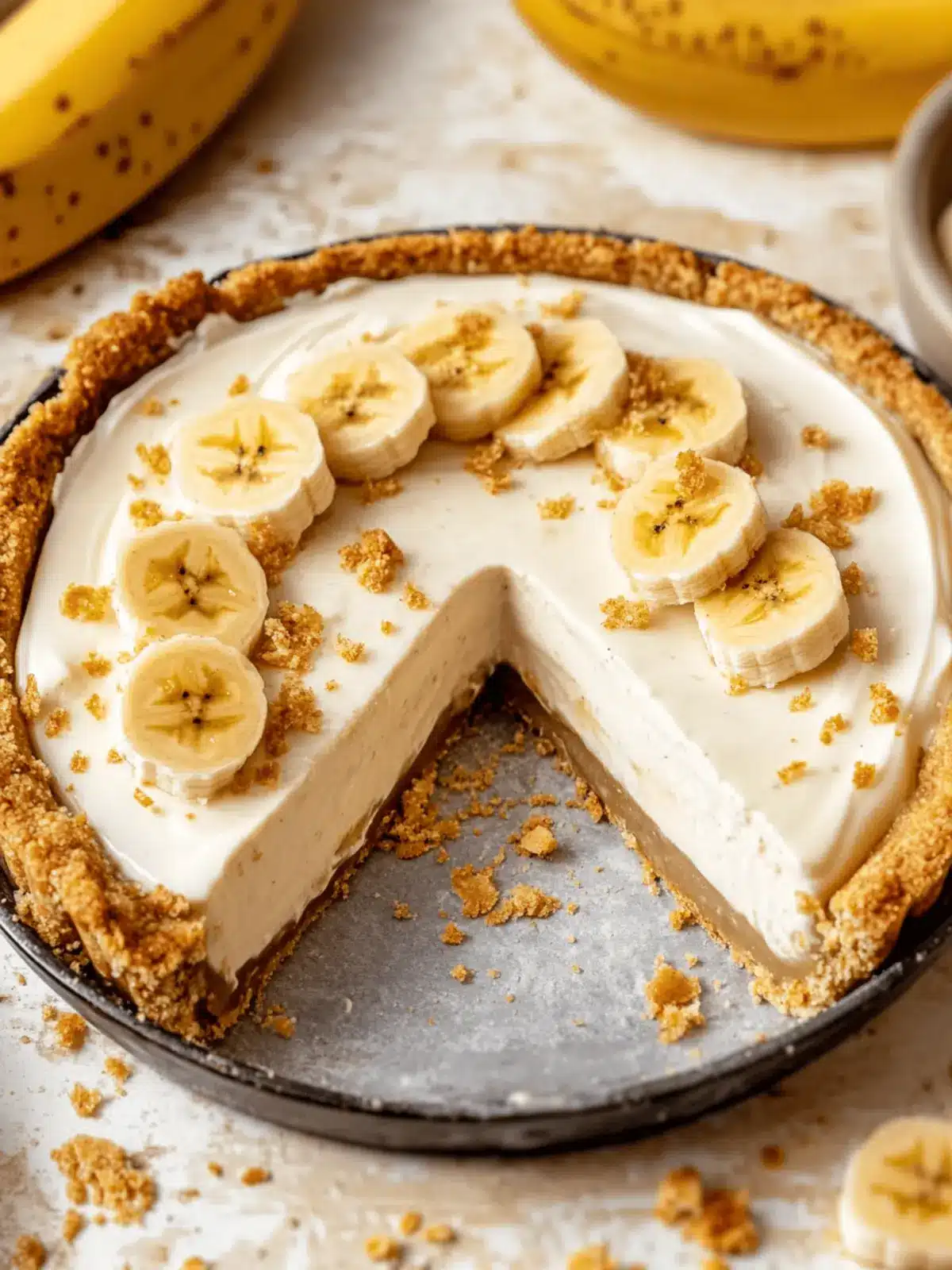 Vegan Banana Cream Pie