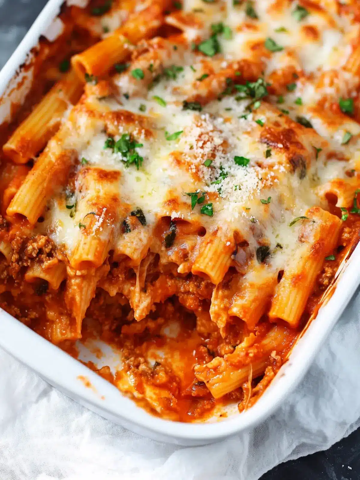 Vegan Rigatoni Pasta Bake