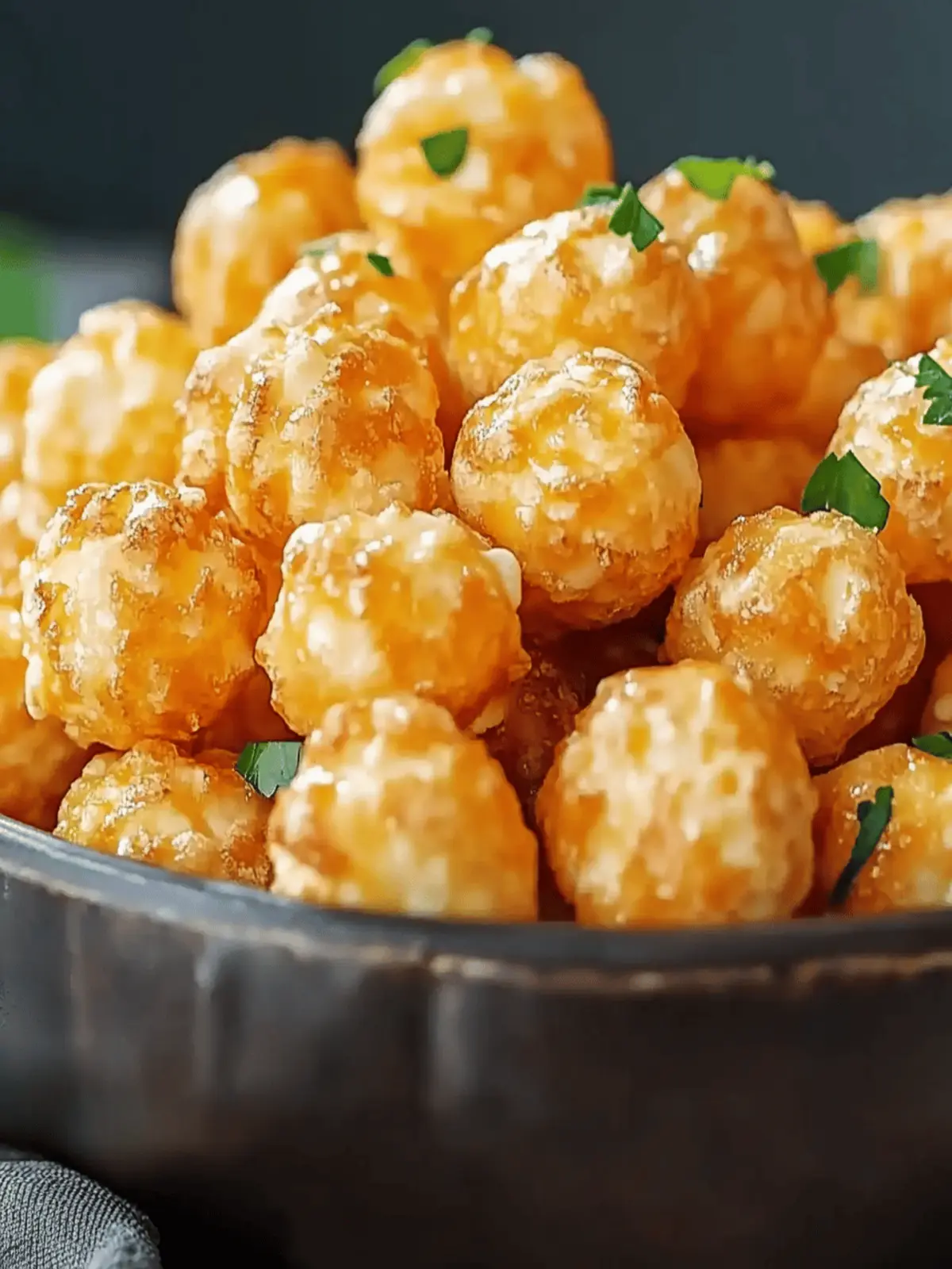 Keto Popcorn Cheese Puffs