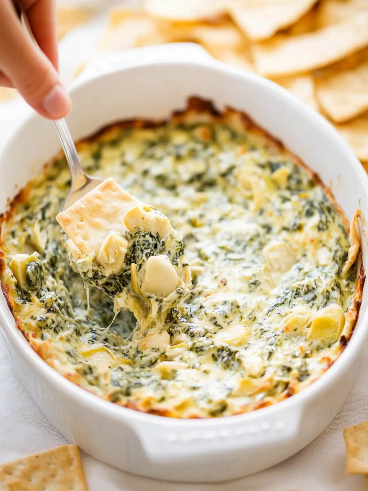 Dairy Free Spinach Artichoke Dip