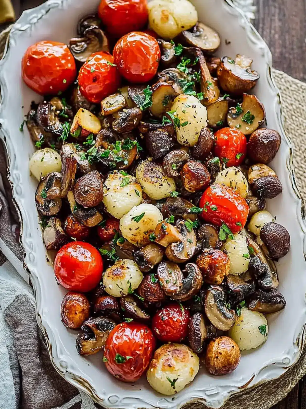 Savor the Flavor: Italian Roasted Mushrooms and Veggies 4 Italian Roasted Mushrooms and Veggies