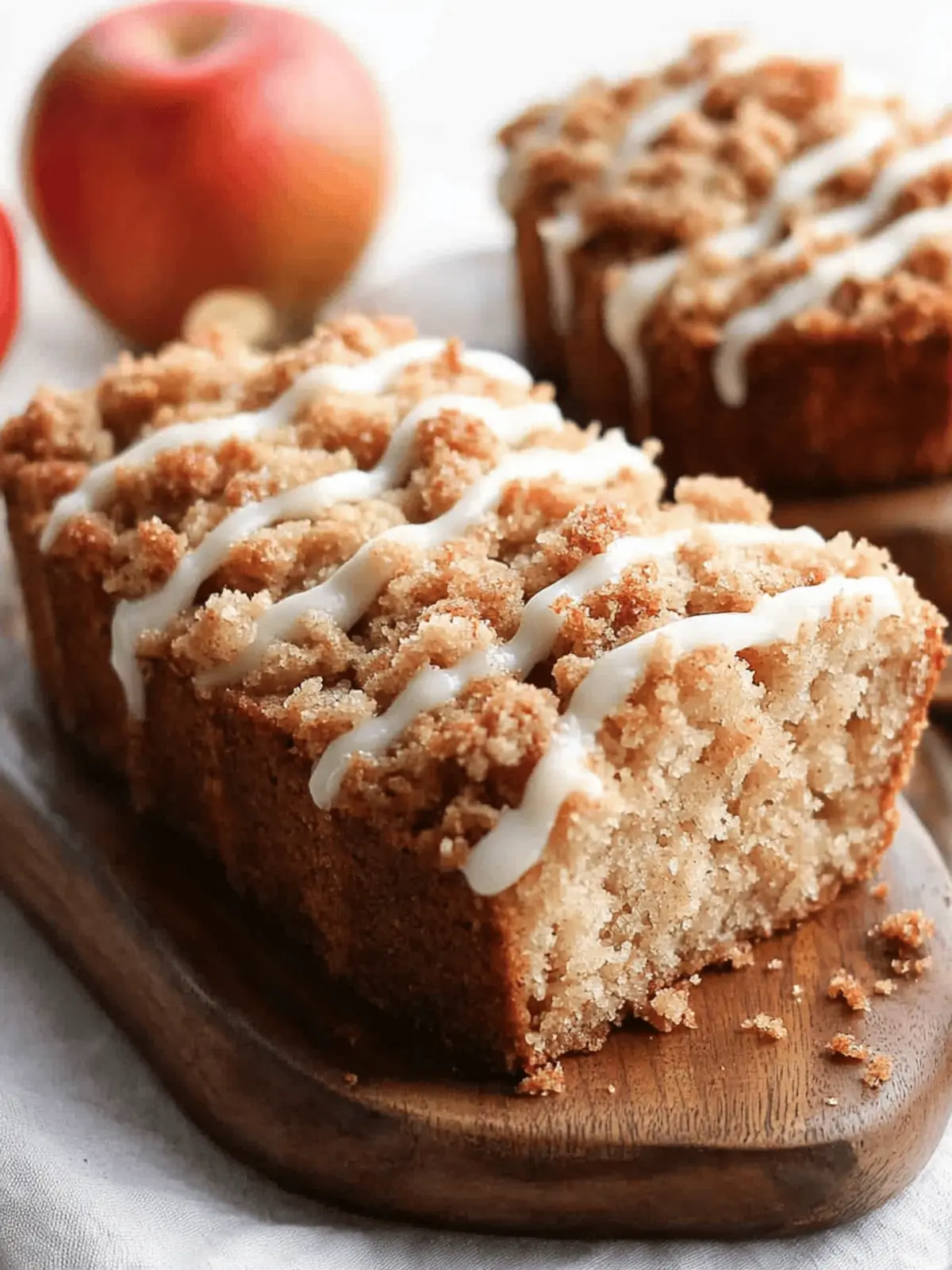 Apple Crumb Cakes