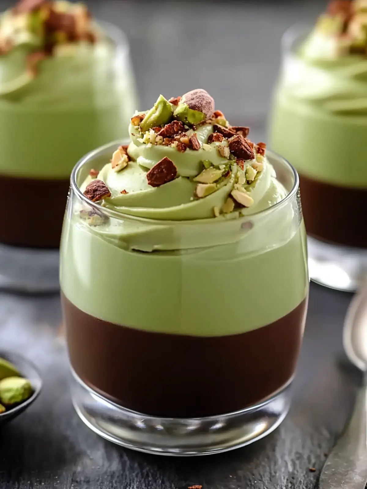 Pistachio Bliss Mousse Cups