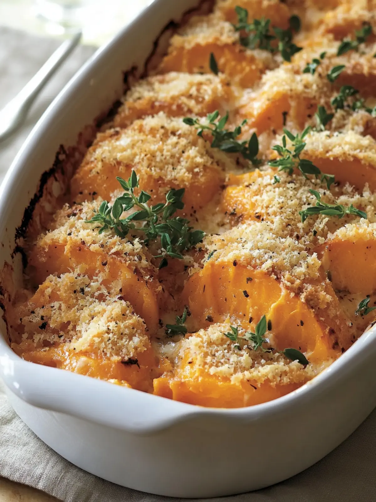 Parmesan-Butternut Squash Gratin