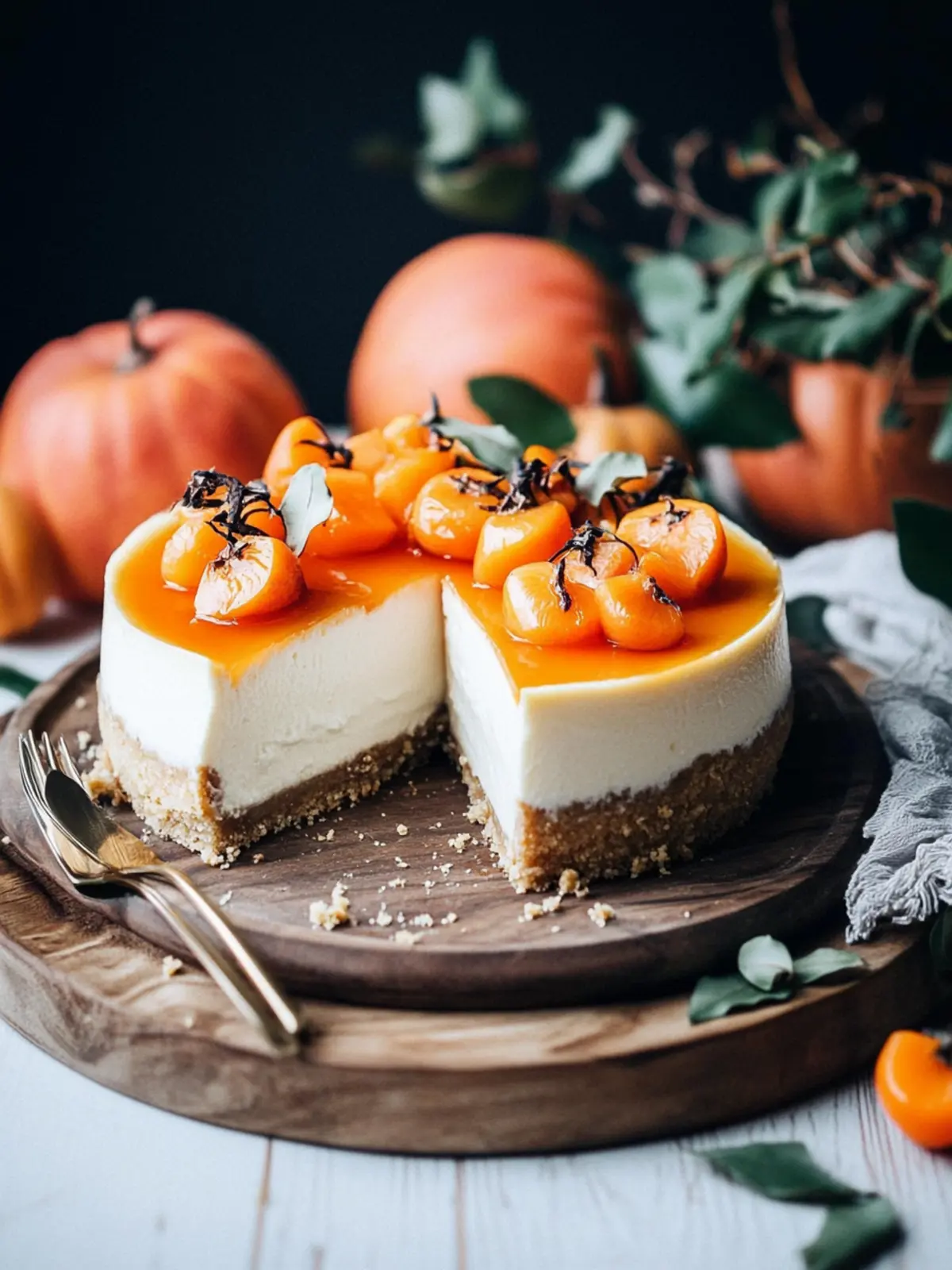 Persimmon Cheesecake