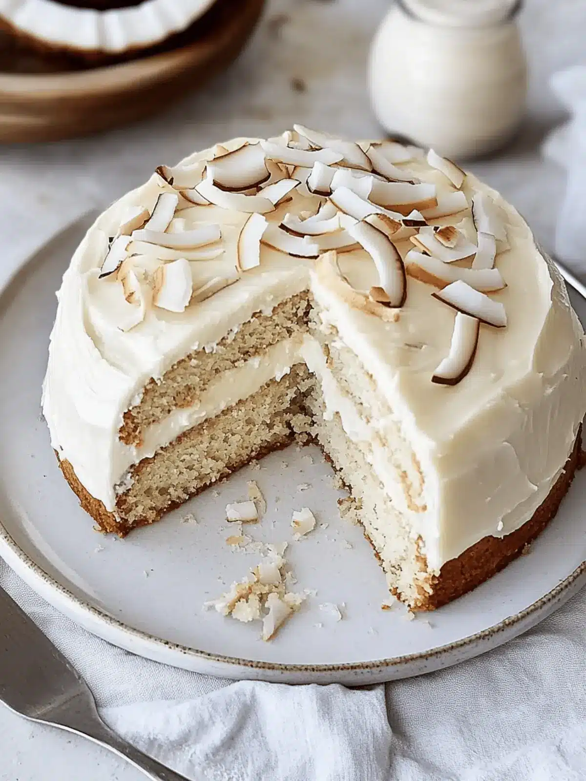 Vegan Coconut Cake