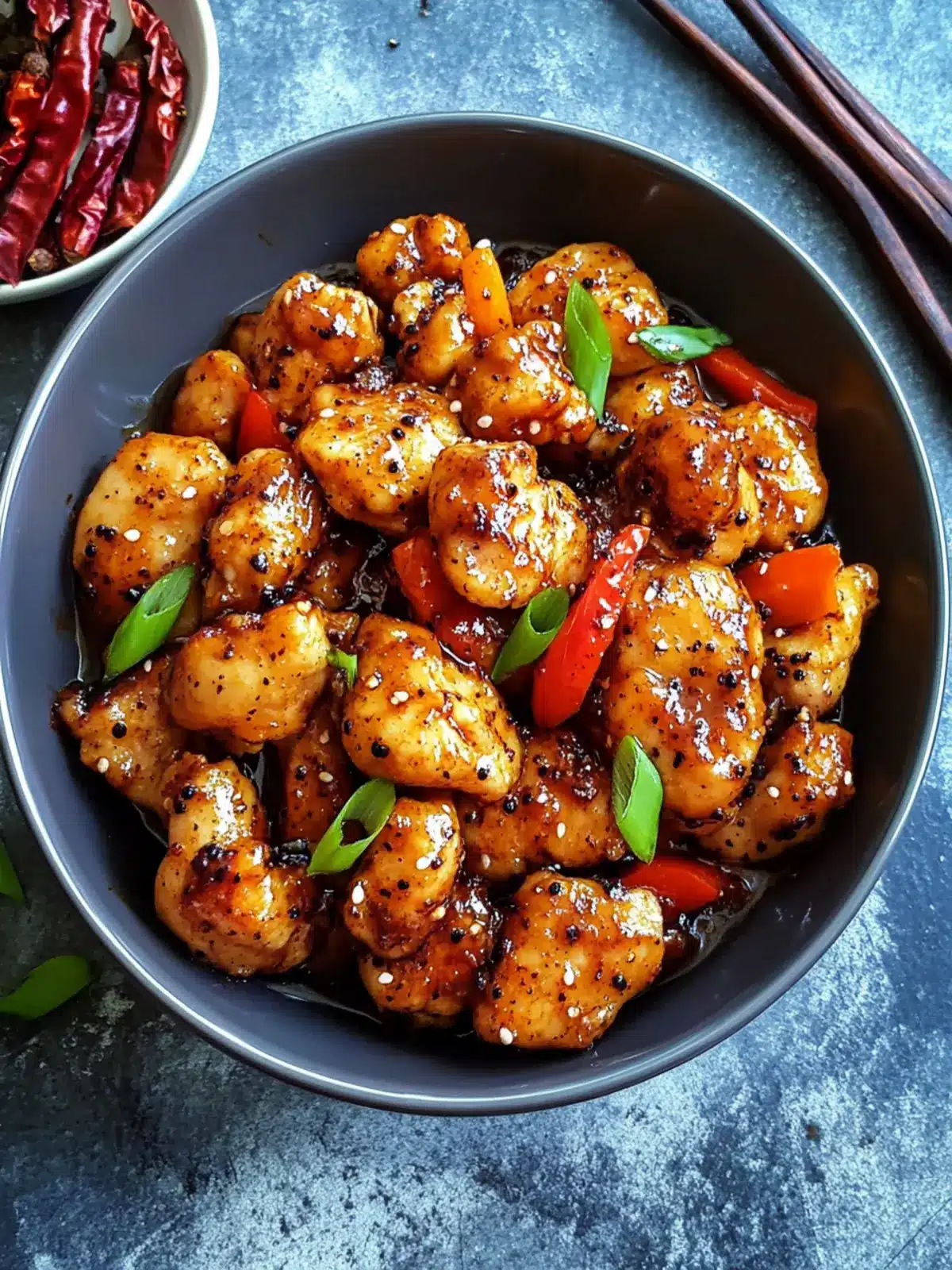 Spicy Black Pepper Chicken