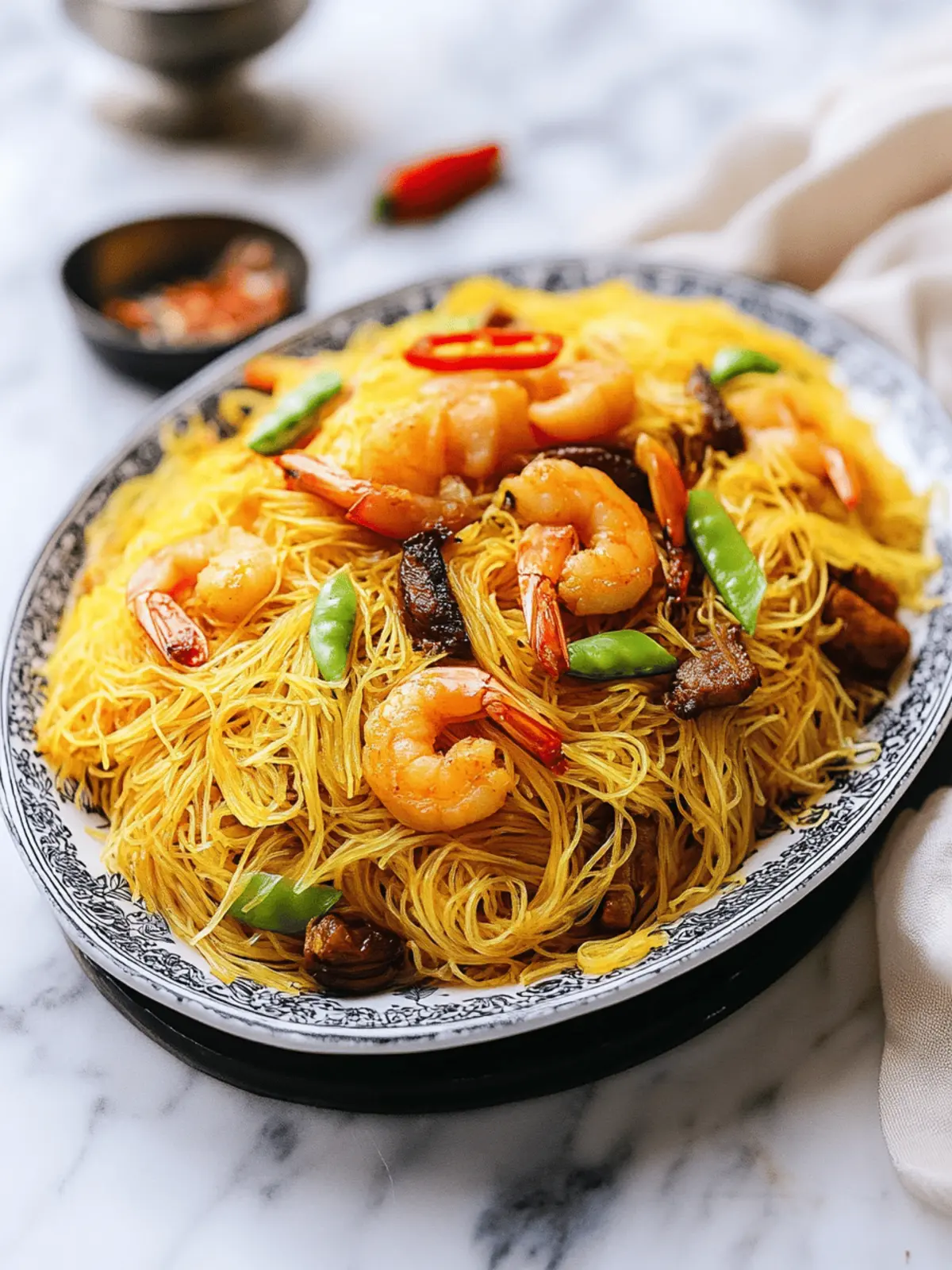 Singapore Noodles (Singapore Mei Fun)