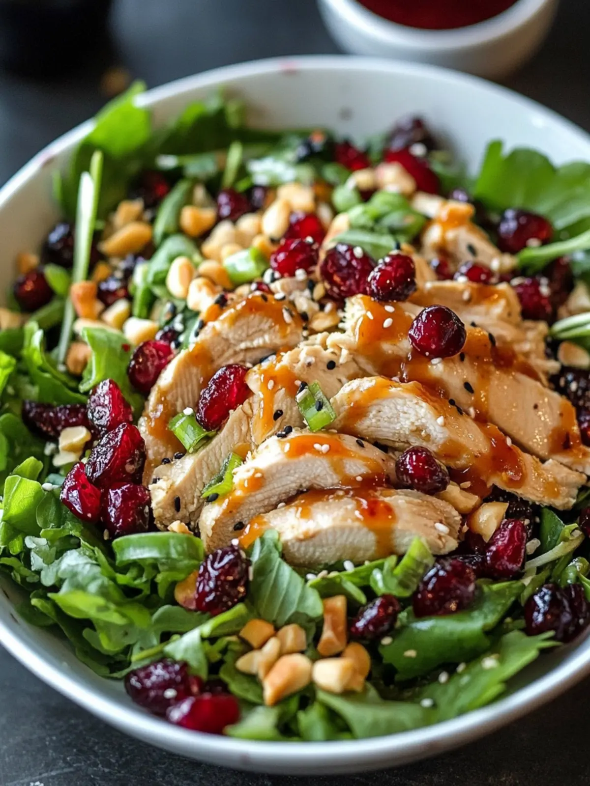 Asian Chicken Cranberry Salad