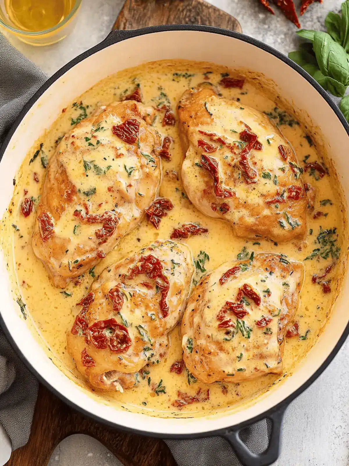 Marry Me Chicken (In Sun-Dried Tomato Cream Sauce)