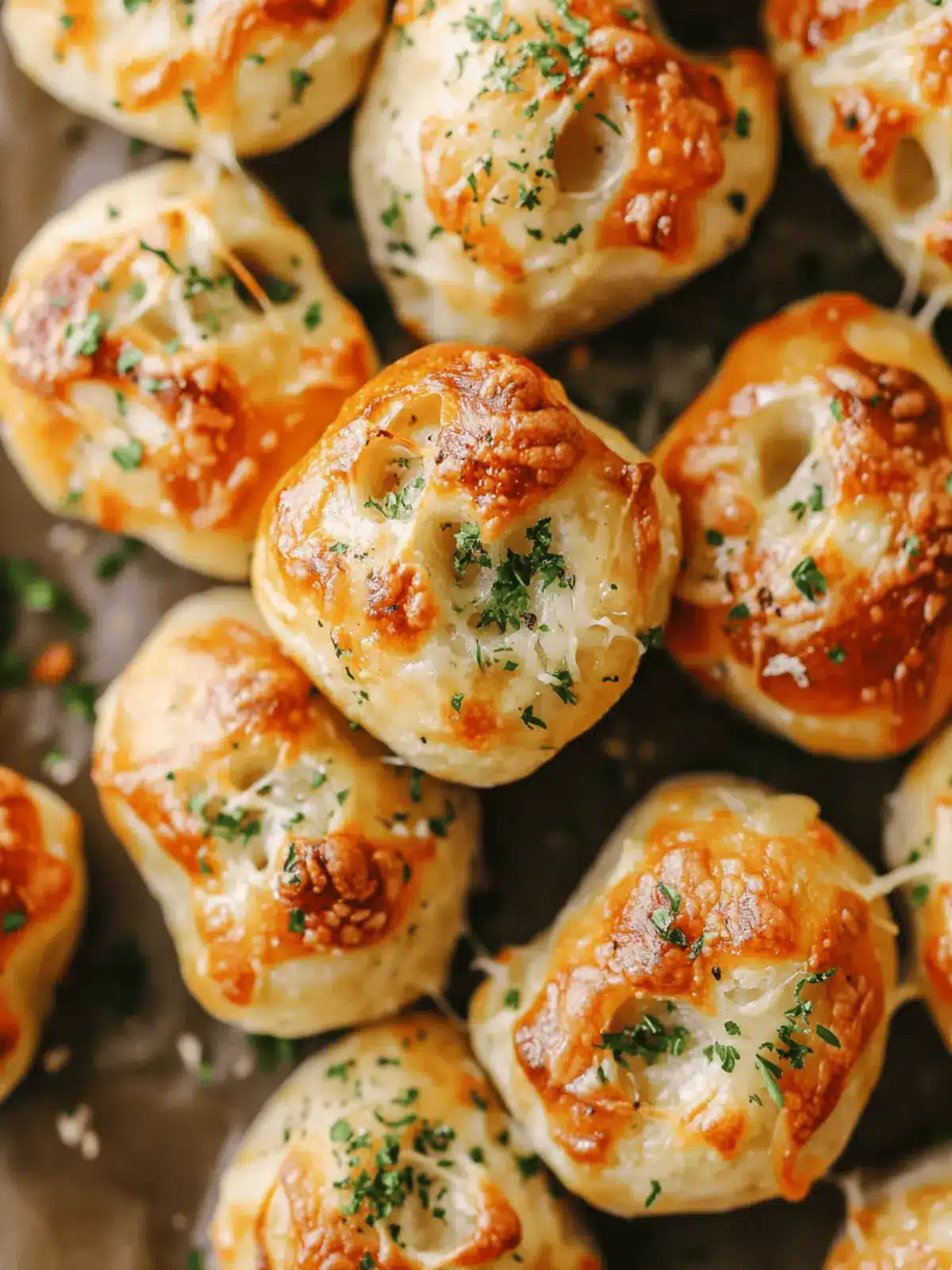 Cheesy Garlic Bread Bites