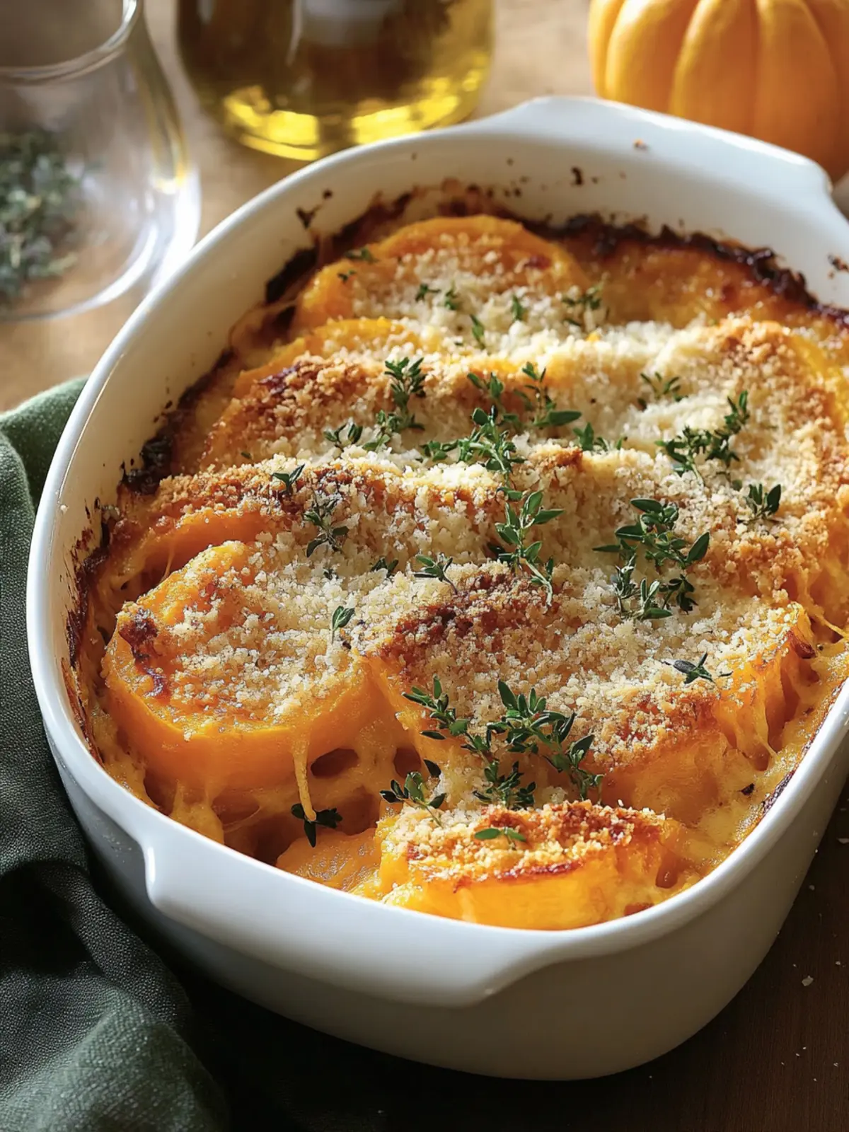 Parmesan-Butternut Squash Gratin