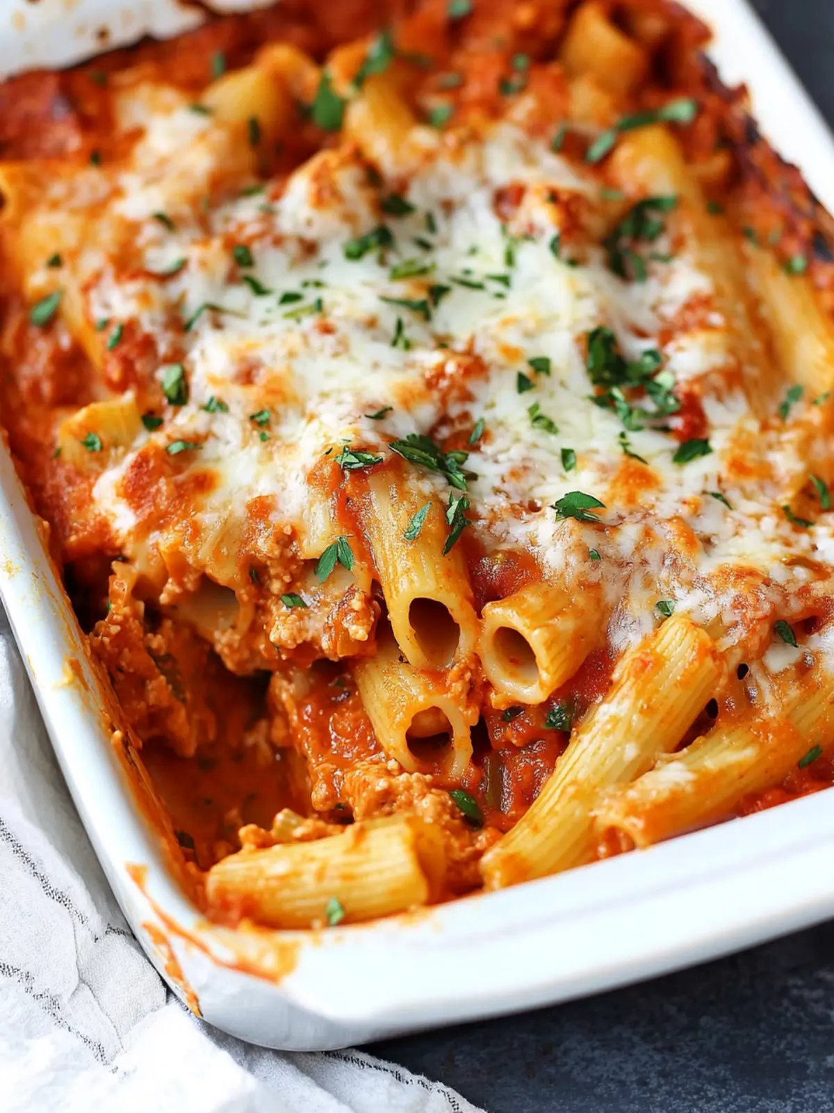 Vegan Rigatoni Pasta Bake