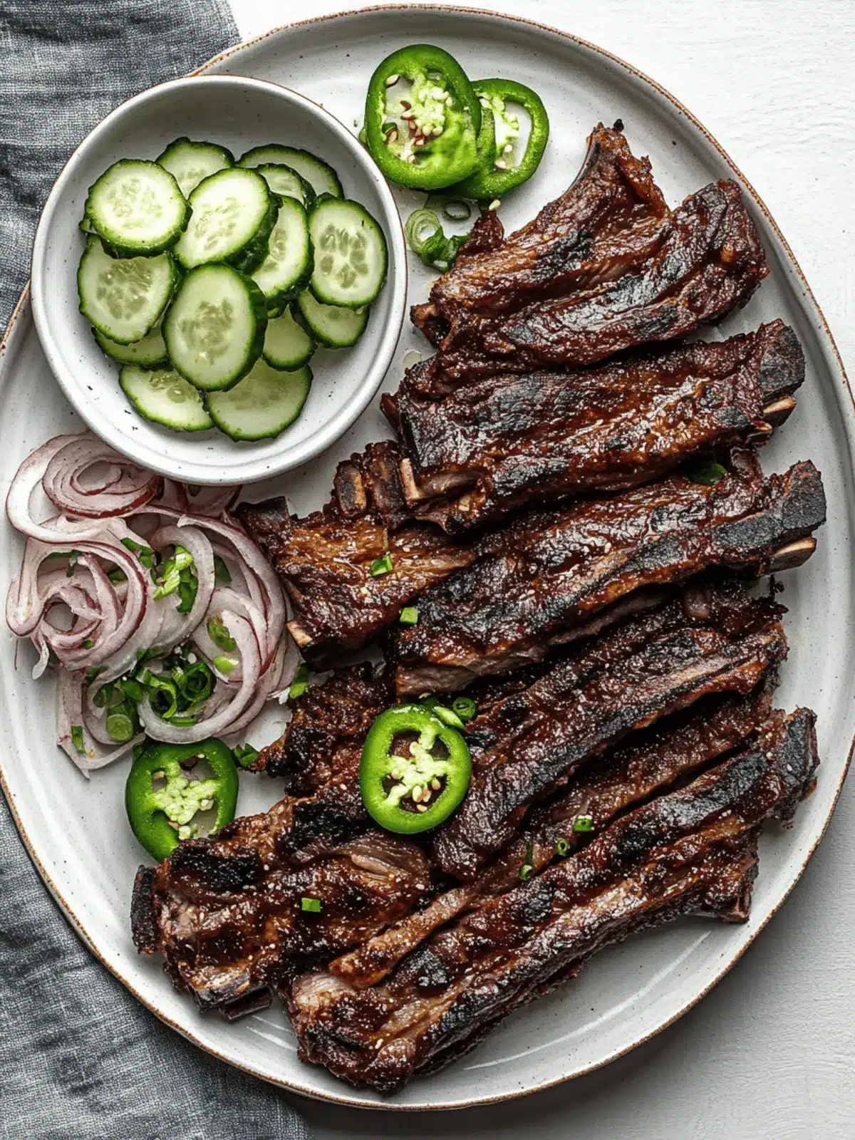 Grilled Korean-Style Short Ribs (Galbi)