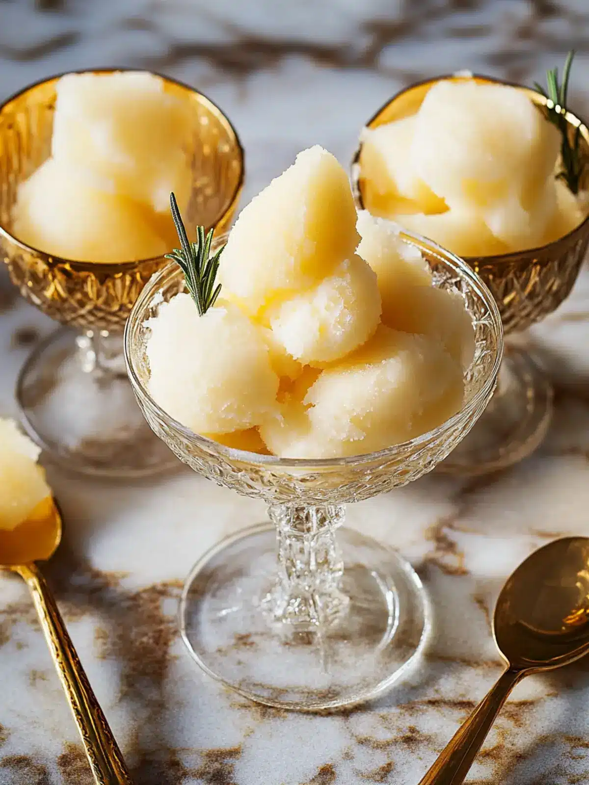 Apple & Rosemary Sorbet
