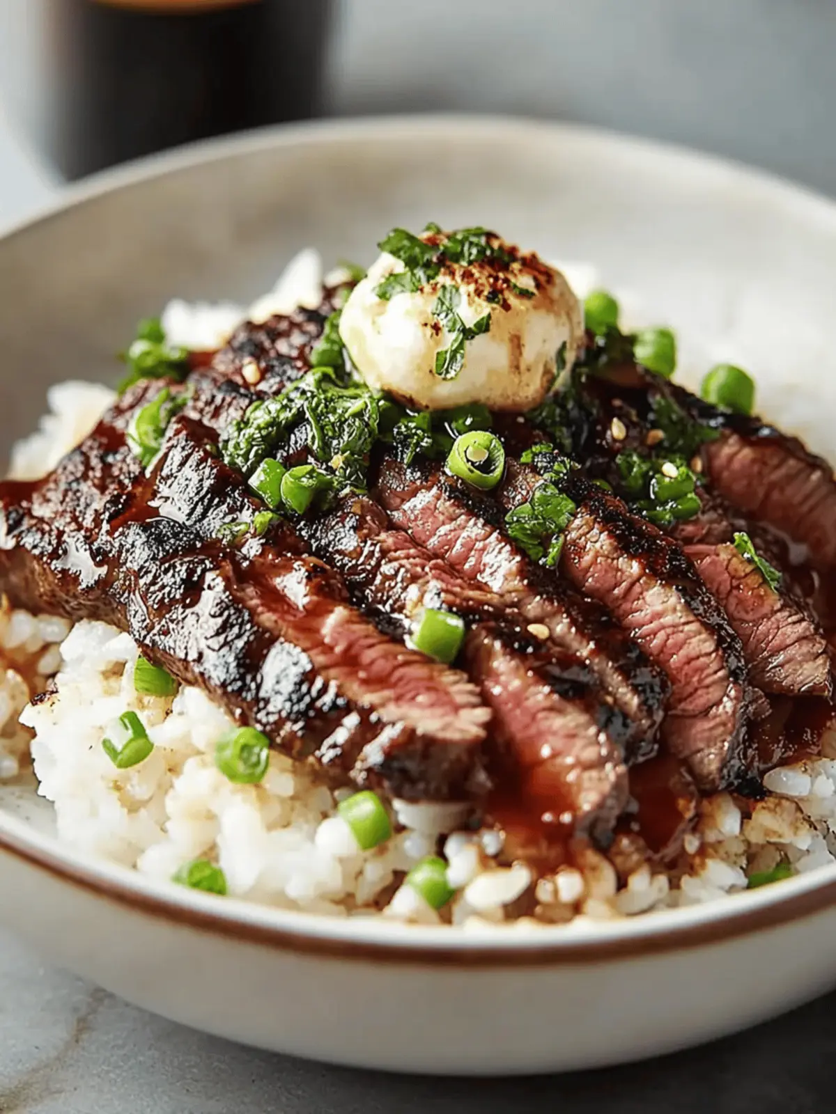 Sizzling Steak and Fluffy Rice