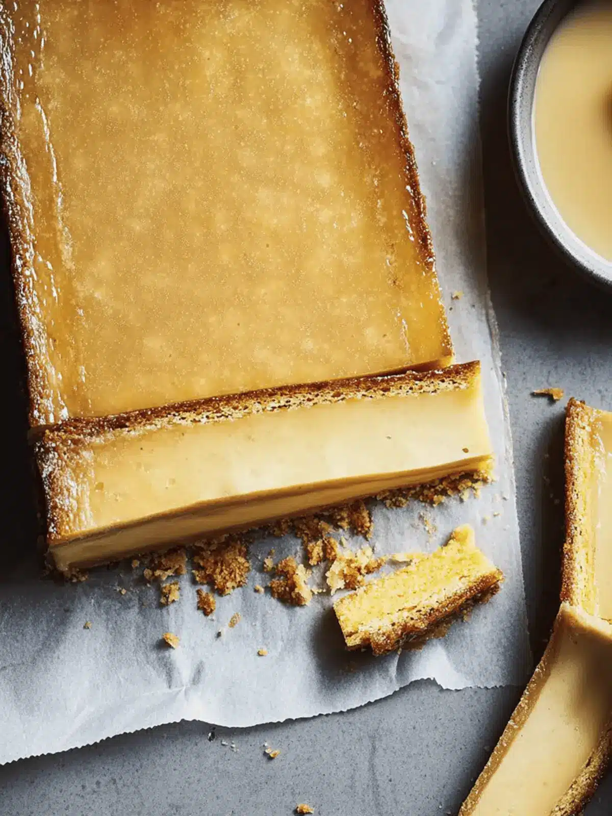 Caramelised Yuzu and Vanilla Slice
