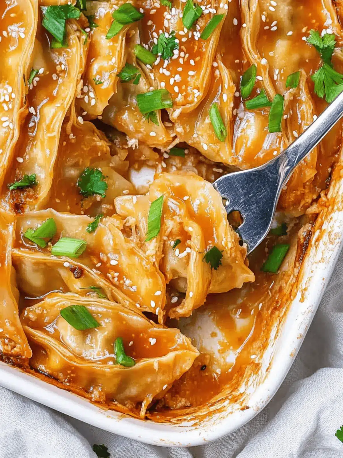 Dumpling Bake (Viral One Pan Dumplings)