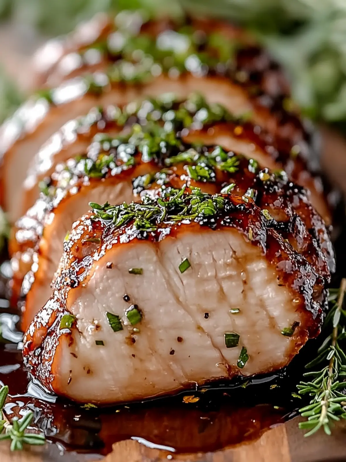 Balsamic Glazed Pork Loin