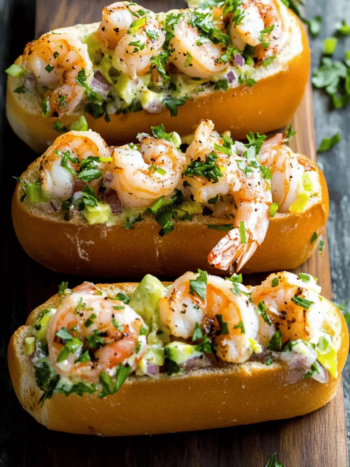 Irresistibly Creamy Grilled Shrimp Rolls on Brioche Buns