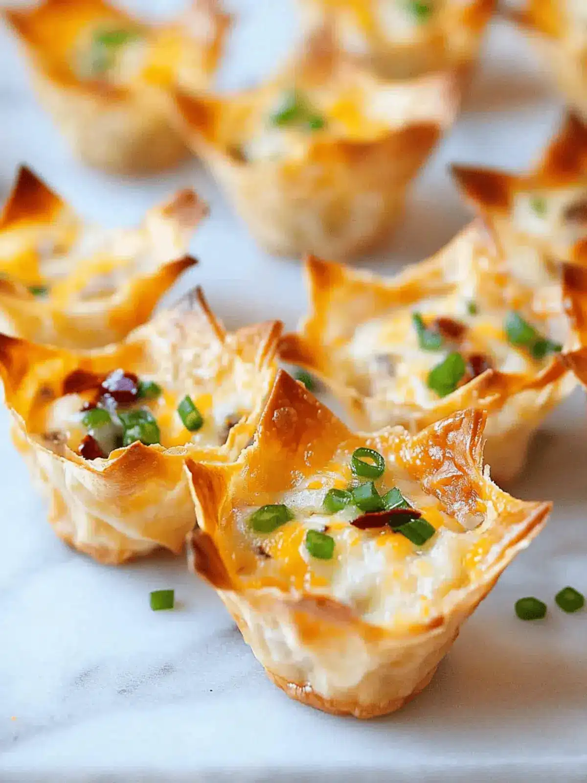 Jalapeno Popper Wonton Cups