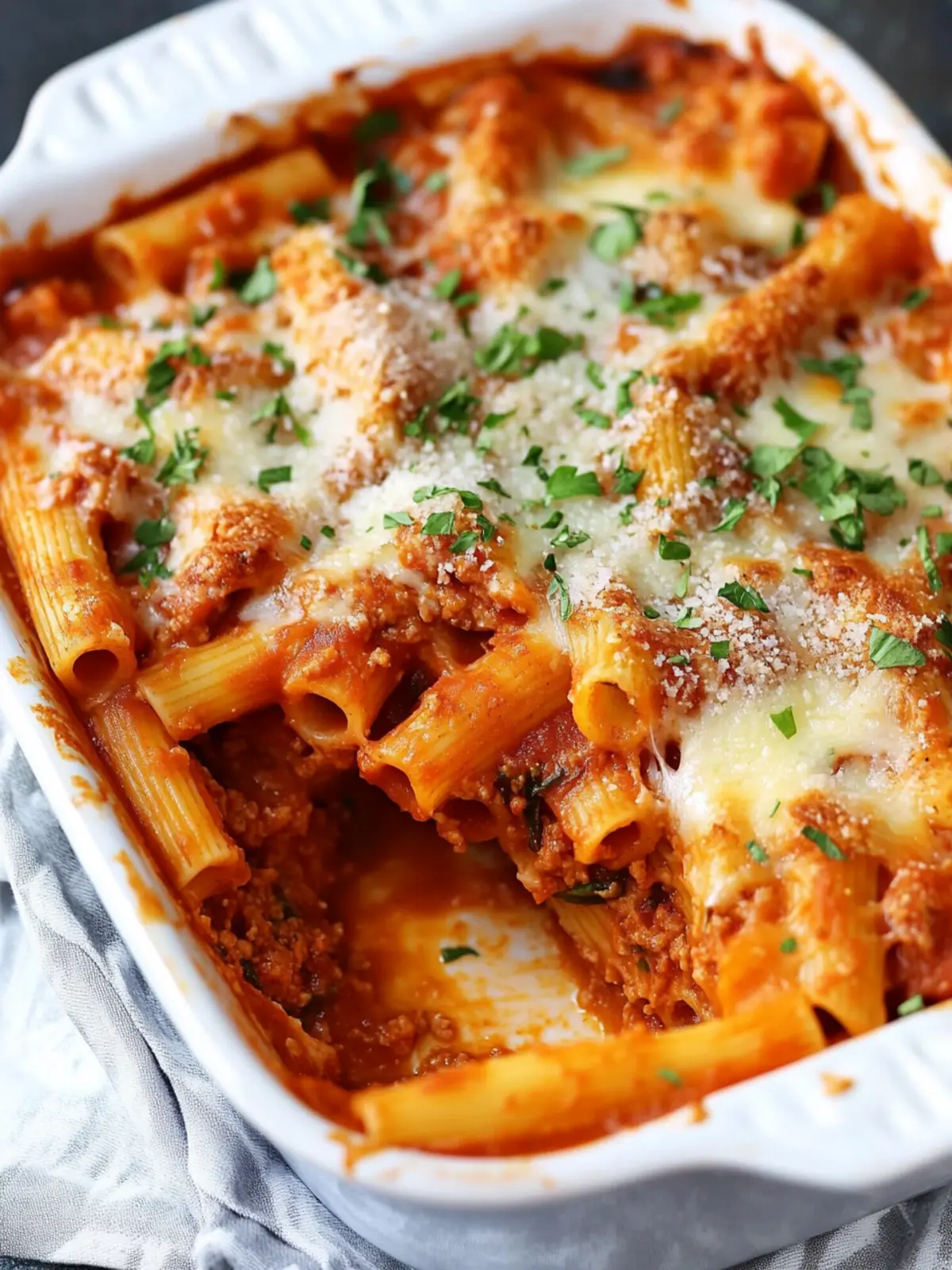 Vegan Rigatoni Pasta Bake