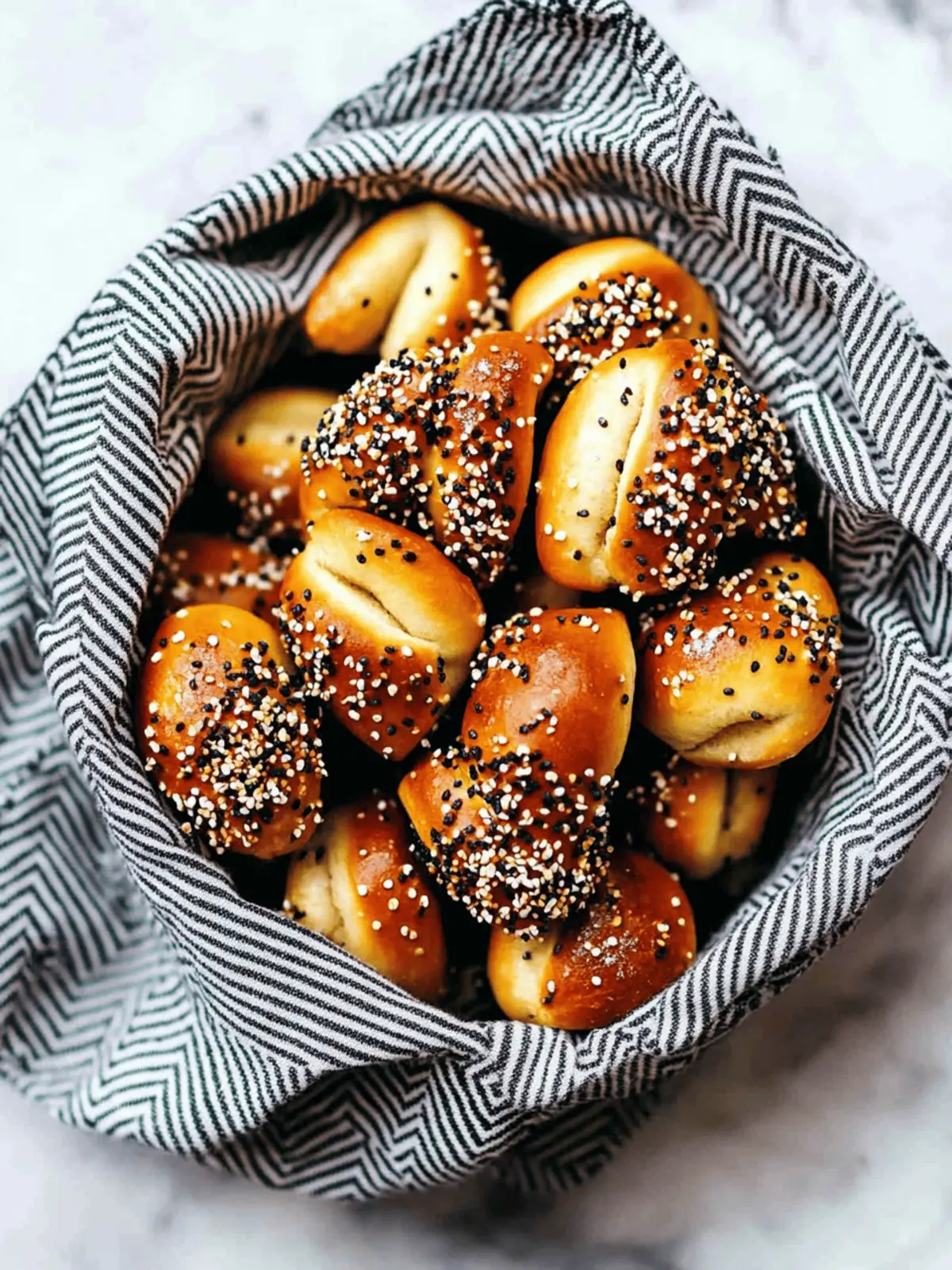 Everything Bagel Soft Pretzel Bites
